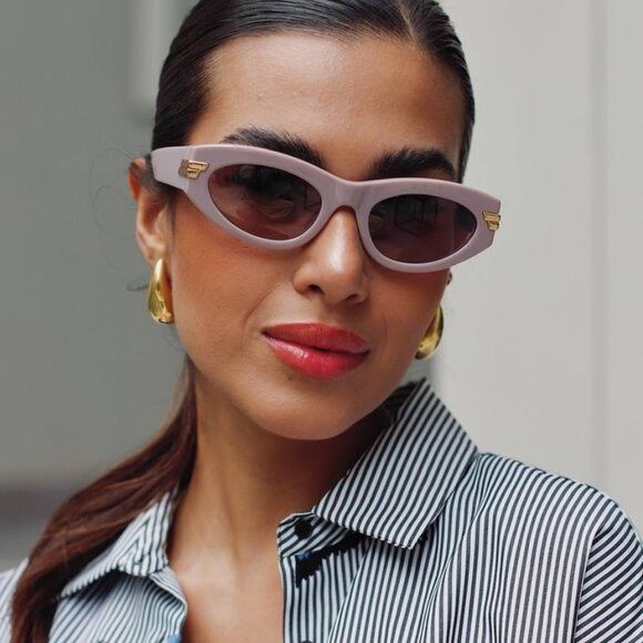 Bottega Veneta 🕶️ New Bottega Veneta BV1189S 006 Sunglasses - Pink Frame Size ONE SIZE - 2 Thumbnail