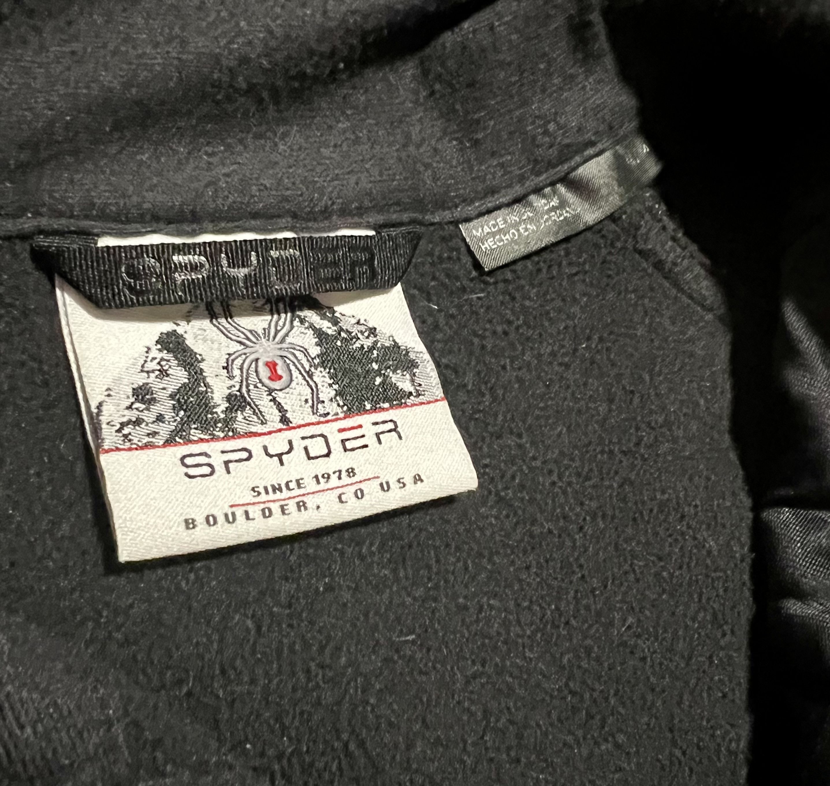 Spyder Spyder Half Zip Black & Gray Performance Pullover Sweater Size US M / EU 48-50 / 2 - 3 Thumbnail