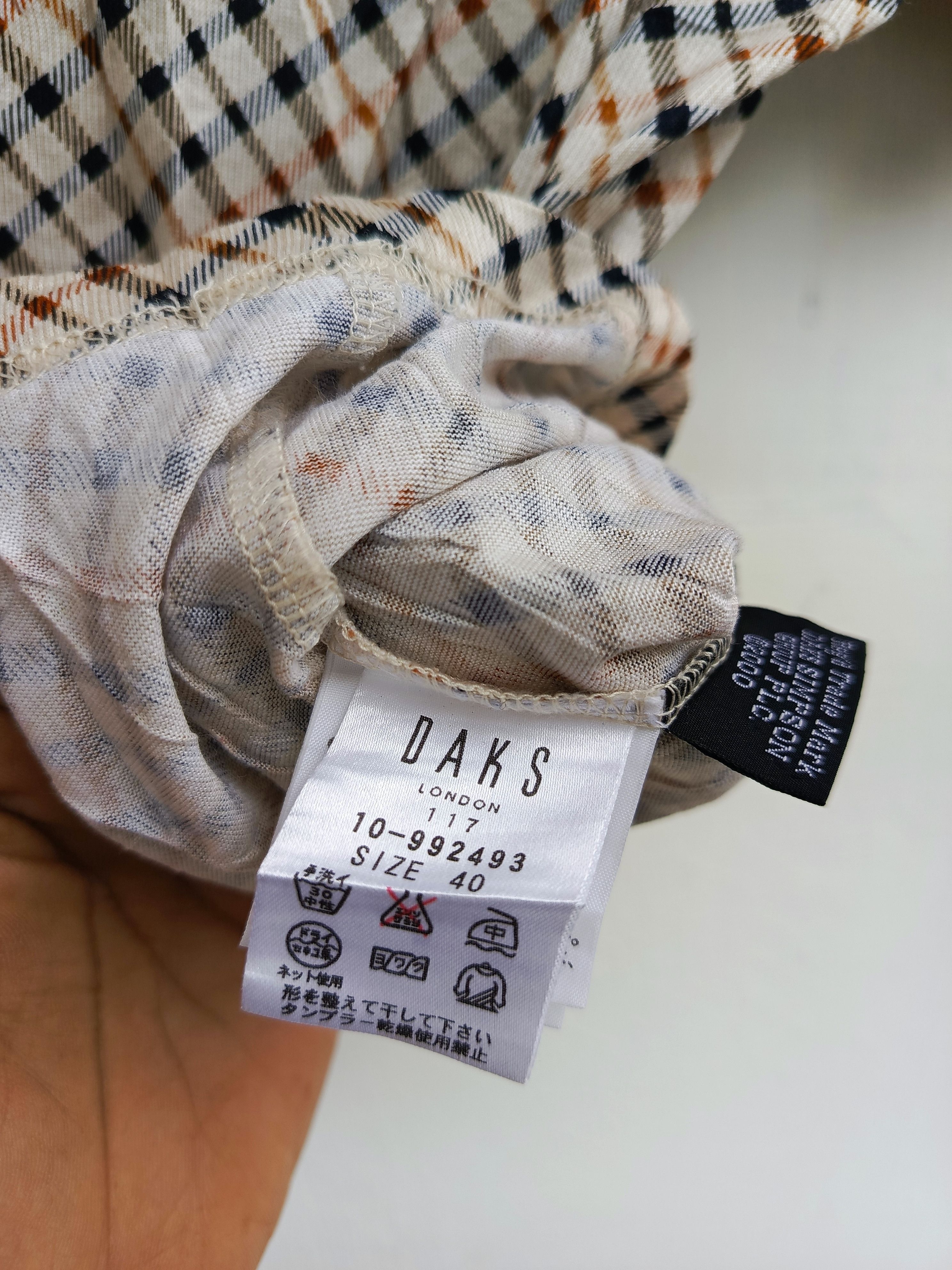 DAKS Daks london house check blouse shirt Size S / US 4 / IT 40 - 5 Thumbnail
