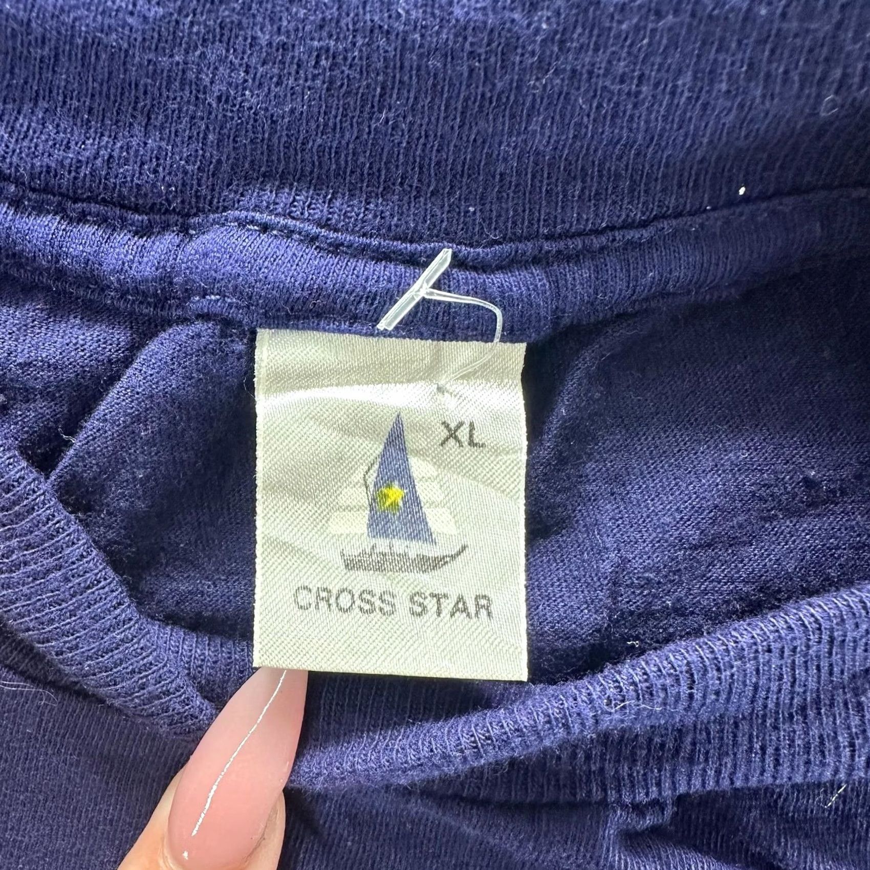 Vintage Cross Star Shirt Mens XL Blue Touro College Jewish Studies Graphic Tee Crewneck Size US XL / EU 56 / 4 - 5 Thumbnail