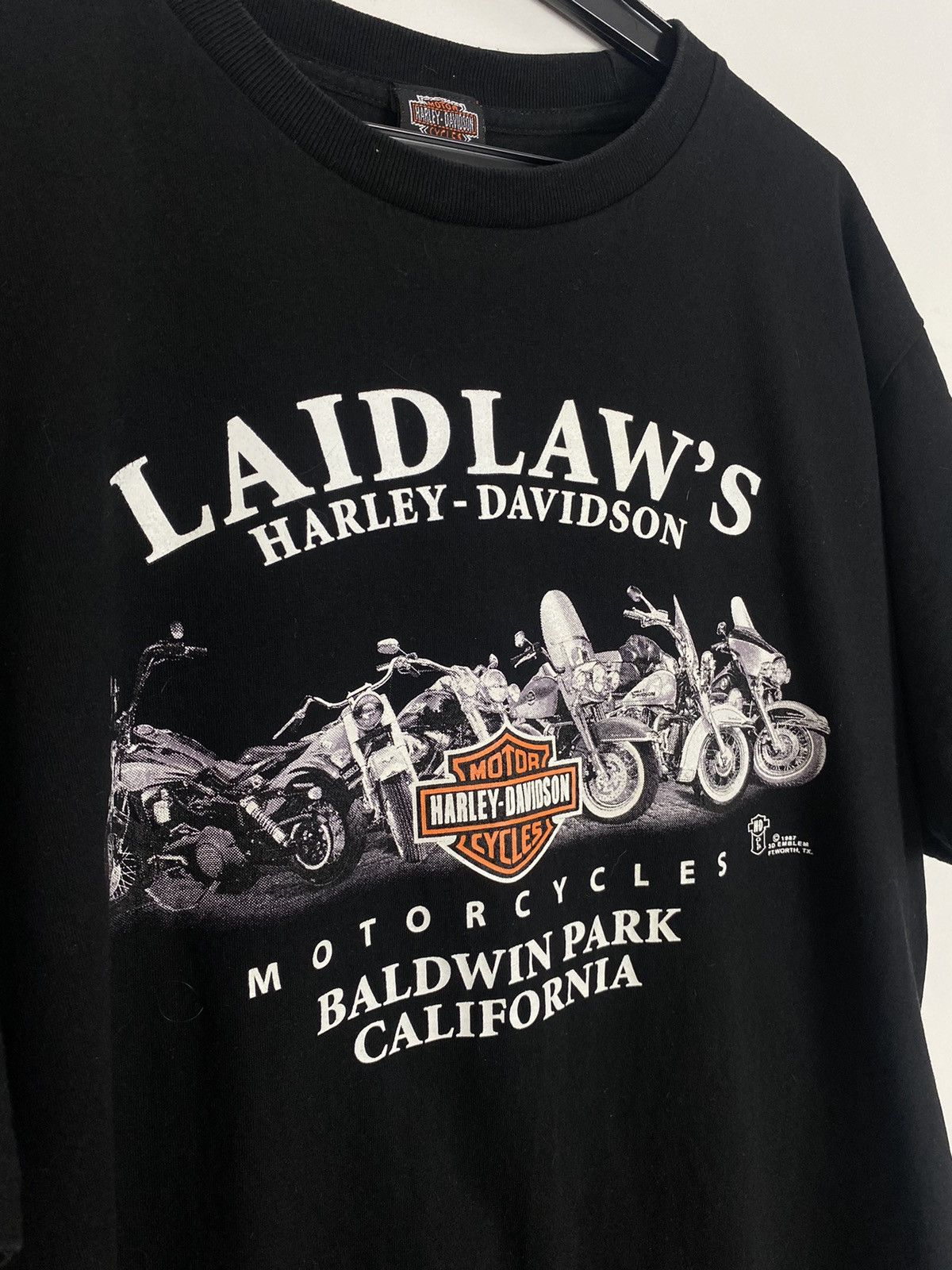 Harley Davidson × Vintage × West Coast Choppers Harley-Davidson Laidlaw’s XL 3D 1987 Vintage Tee graphic Size US XL / EU 56 / 4 - 12 Thumbnail