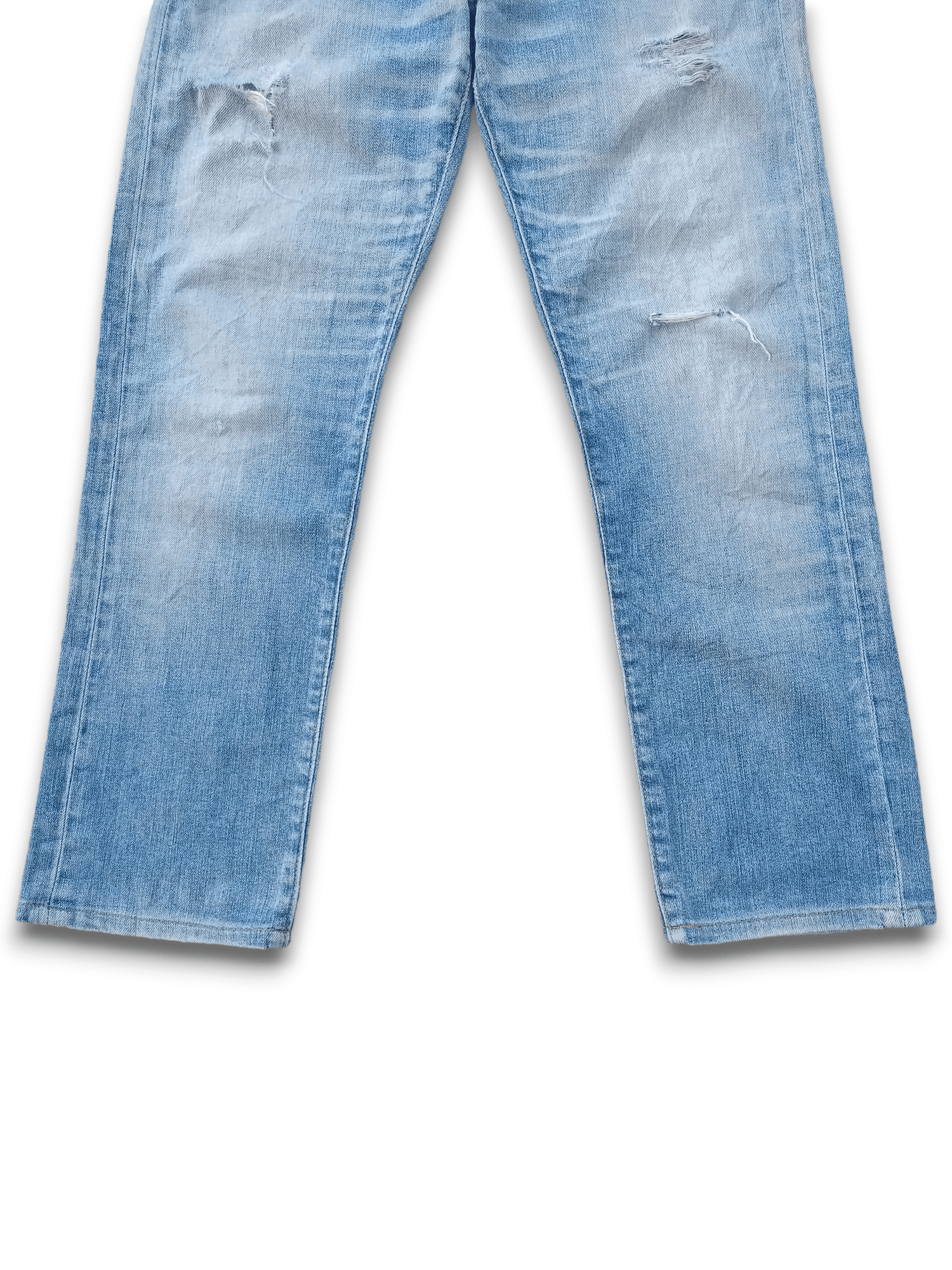 Levi's × Levi's Vintage Clothing Vintage Levis 551 Blue Wash Distressed Style Jeans Size US 30 / EU 46 - 7 Thumbnail