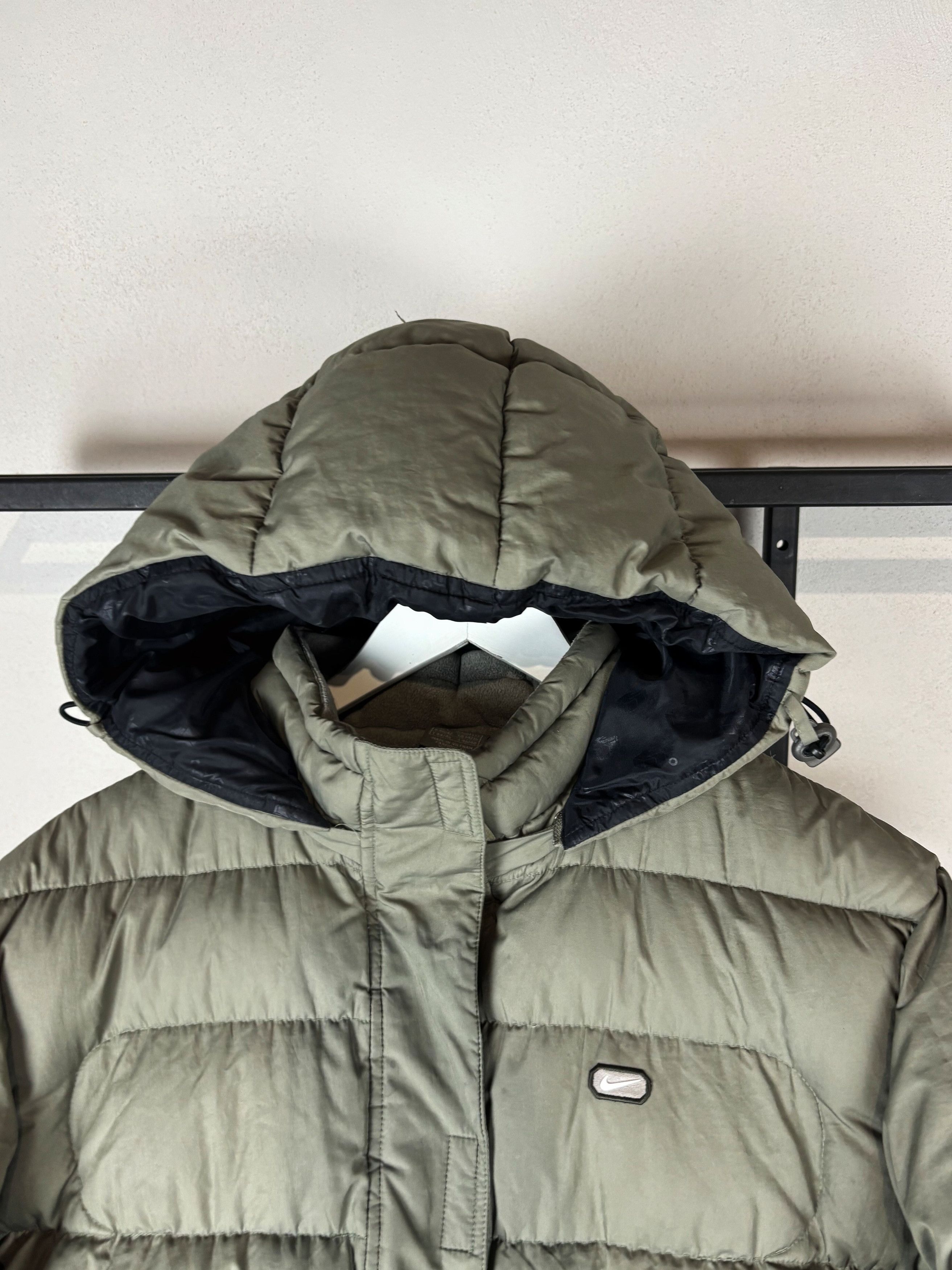 Nike Vintage Cropped Puffer Jacket Y2K Streetwear Style Size US M / EU 48-50 / 2 - 5 Thumbnail