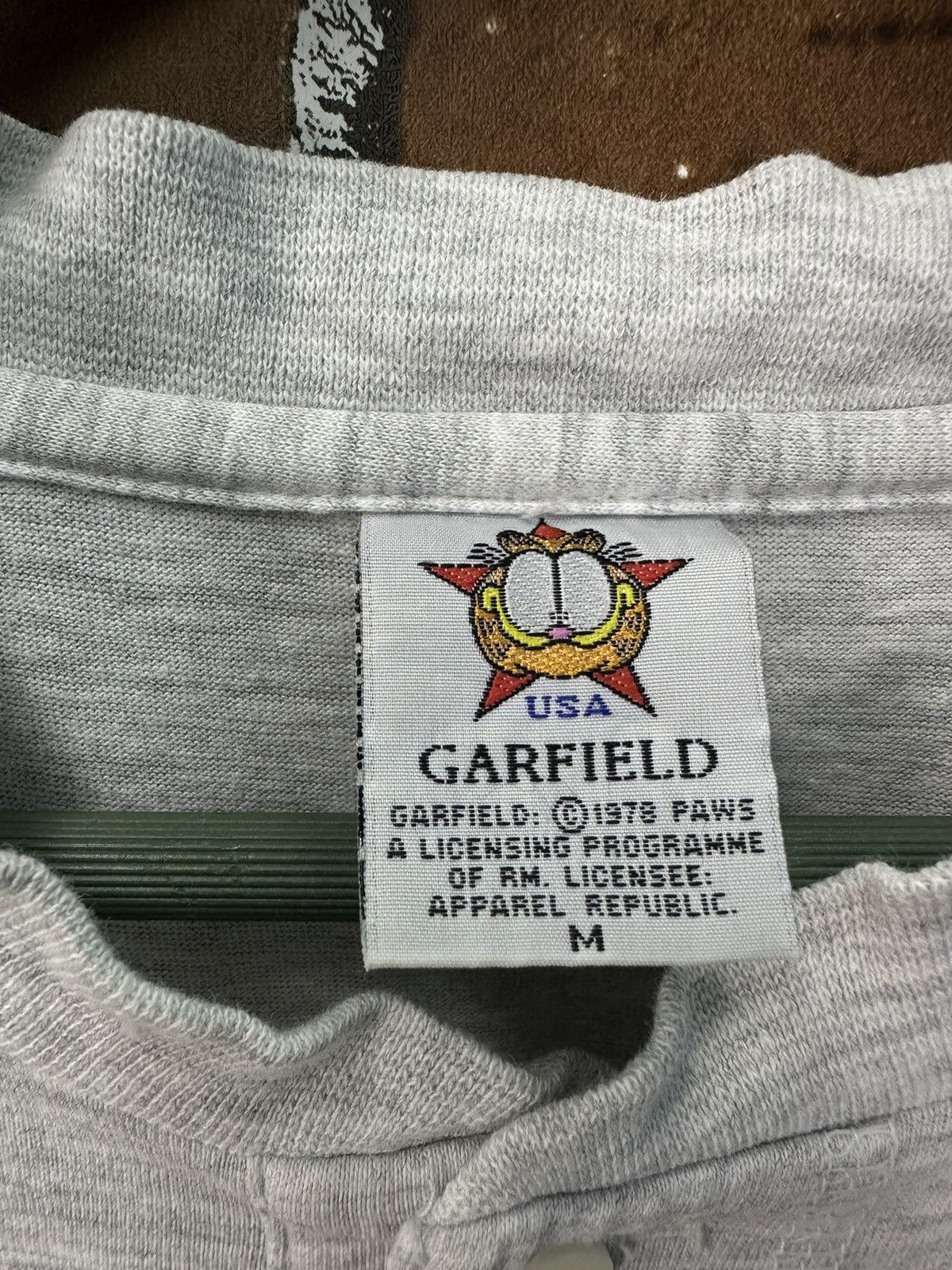 Vintage Vintage 90s Garfield Back Heat Tshirt A940 Size US M / EU 48-50 / 2 - 10 Thumbnail