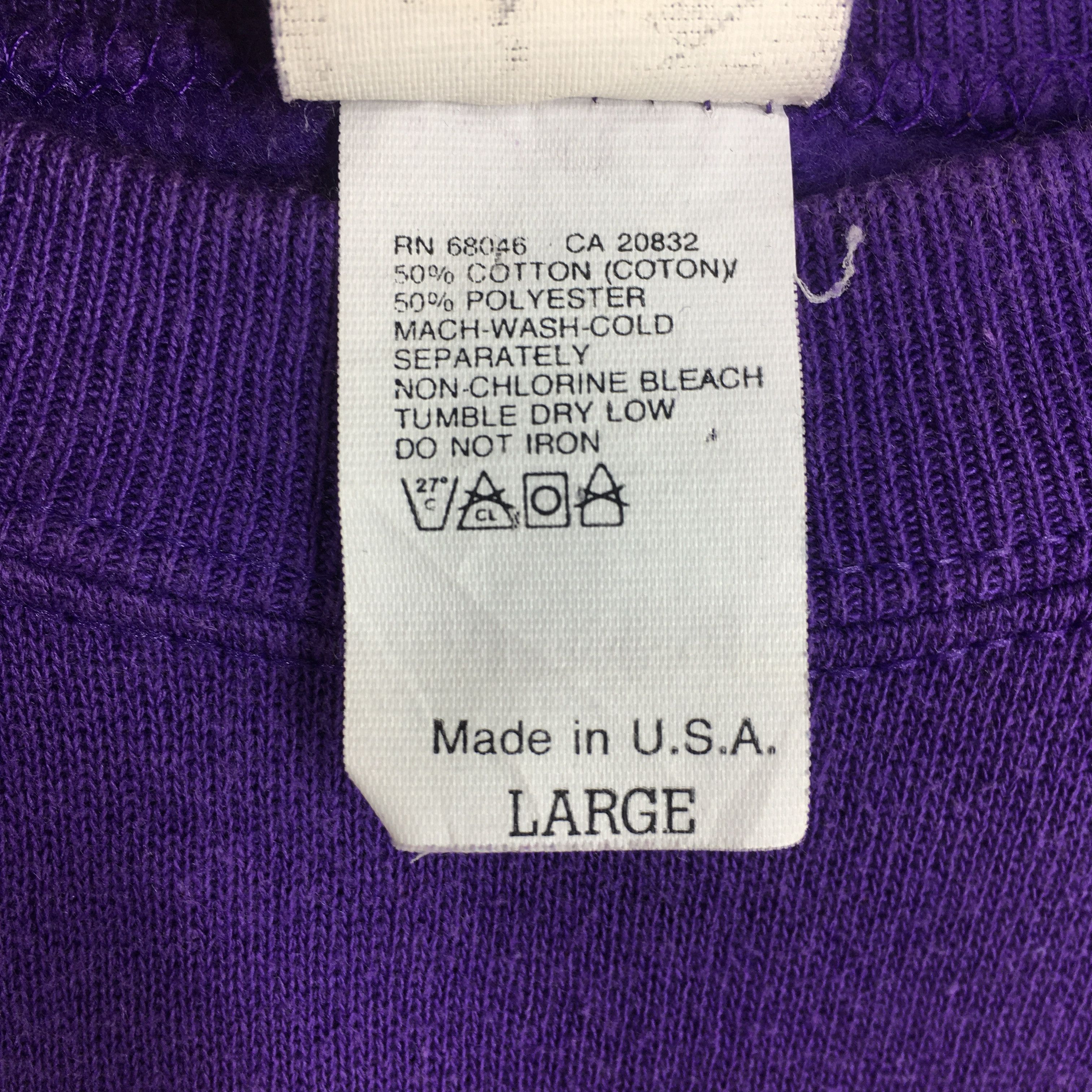 NFL 90s Minnesota Vikings NFL Rugby Purple Sweatshirt Large Size US L / EU 52-54 / 3 - 6 Thumbnail
