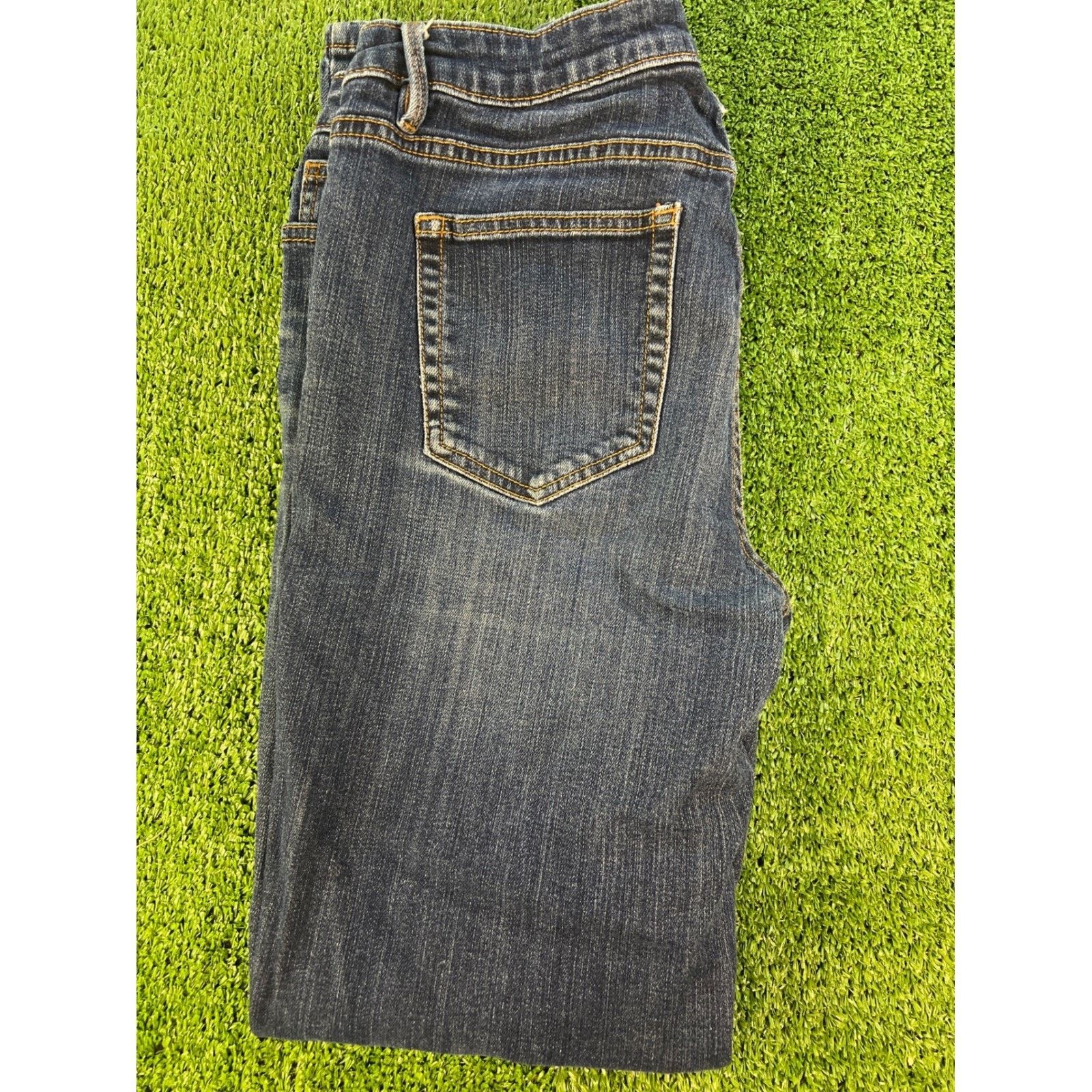 Liz Claiborne Liz Claiborne Dark Wash Denim Jeans Straight Leg Women 10 Size 34" / US 12 / IT 48 - 5 Thumbnail