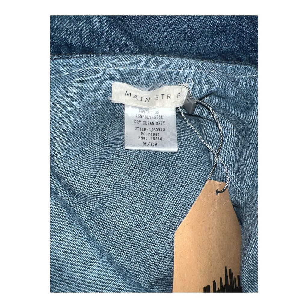 Other Main Strip Women's Denim Jacket - Size M - Blue & Pink M Size M / US 6-8 / IT 42-44 - 5 Thumbnail
