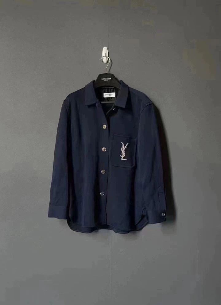 Saint Laurent Paris Saint Laurent Paris Golden logo jacket-2506 Size US S / EU 44-46 / 1 - 1 Thumbnail