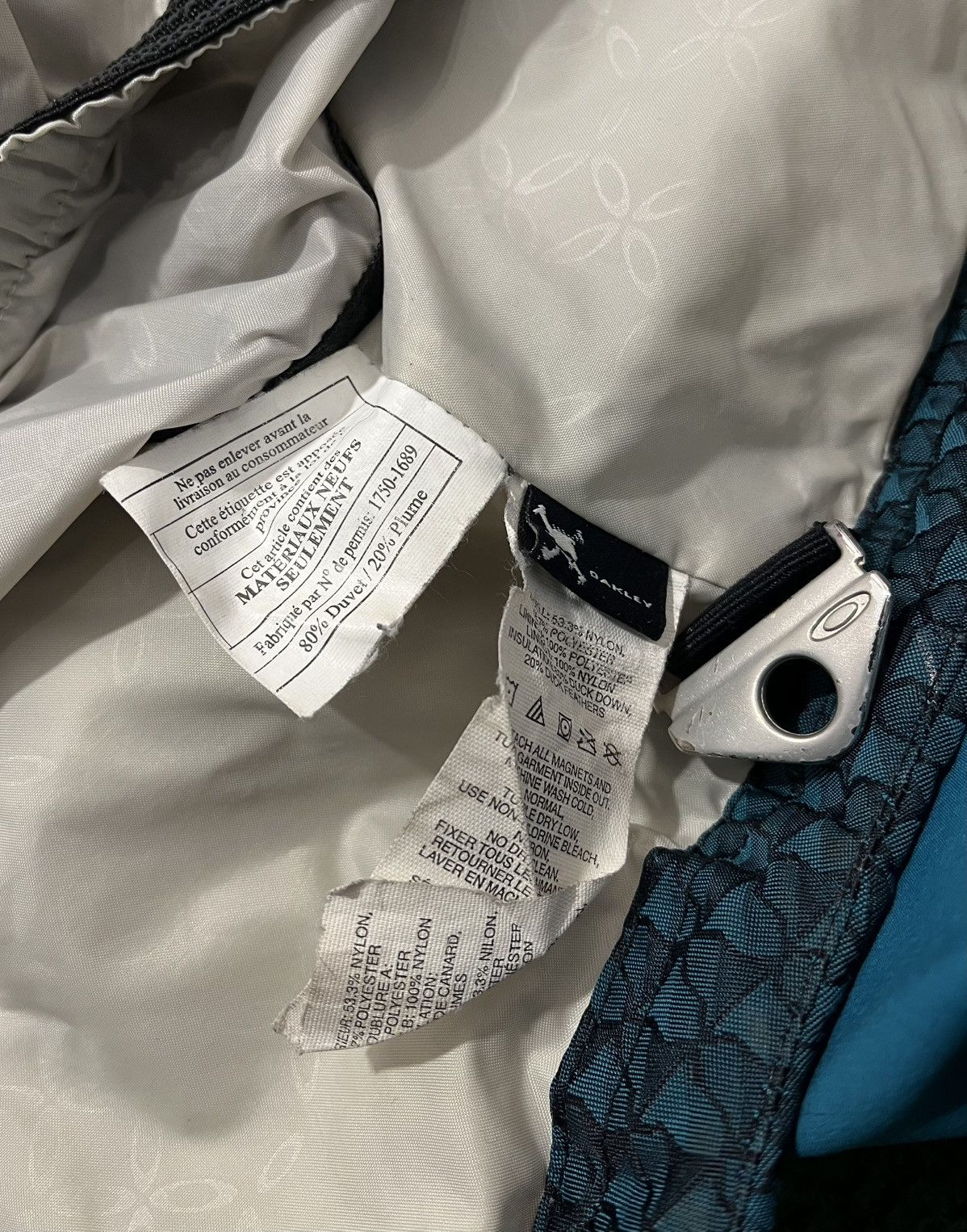 Oakley × Vintage Oakley Anzio Puffer Snowboad Jacket 2in1 Vintage Goose Down Size US L / EU 52-54 / 3 - 5 Thumbnail