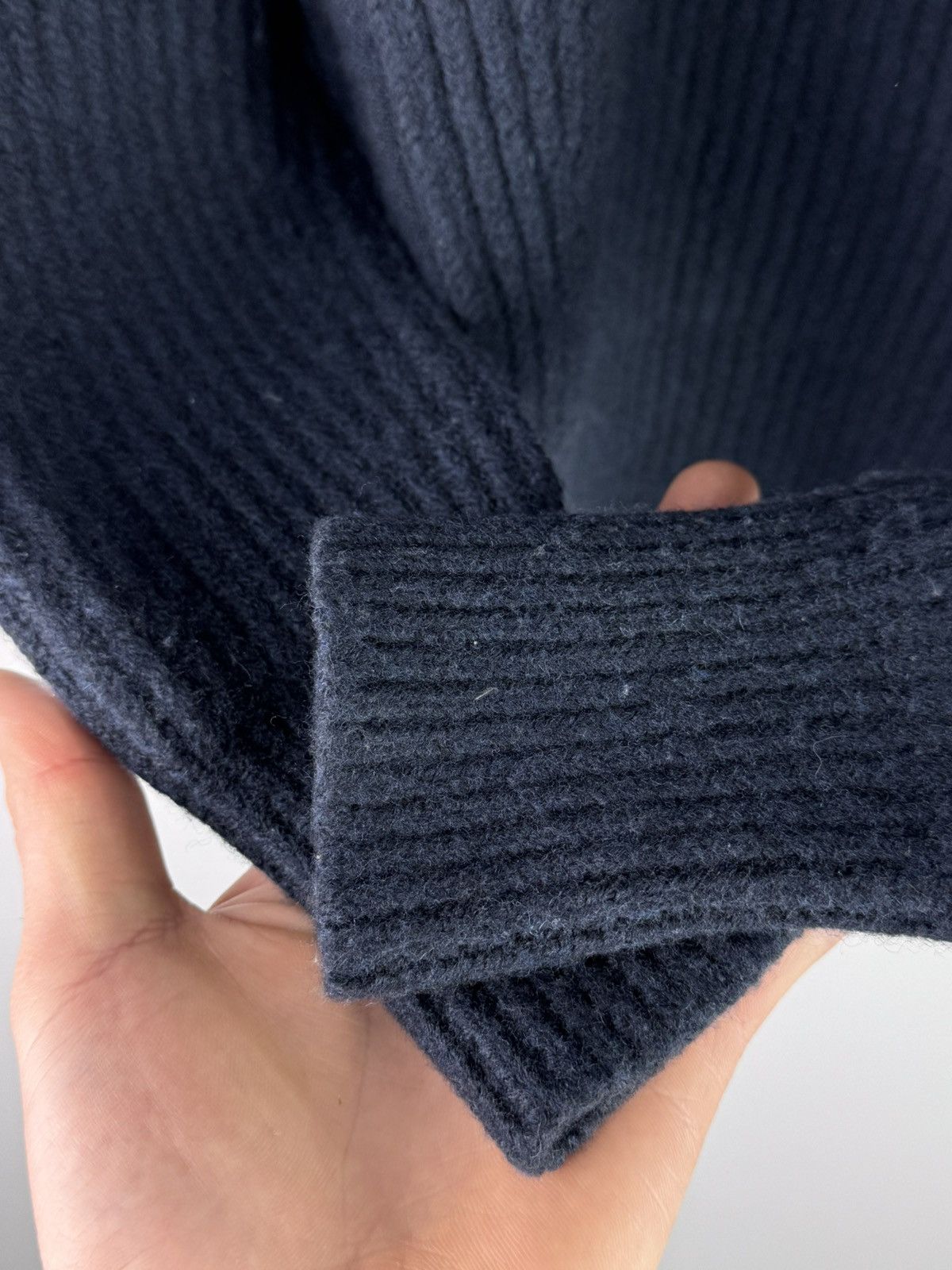 Alexander Wang Alexander Wang Pullover Gestrickt V-Ausschnitt Marineblau Size S / US 4 / IT 40 - 7 Thumbnail