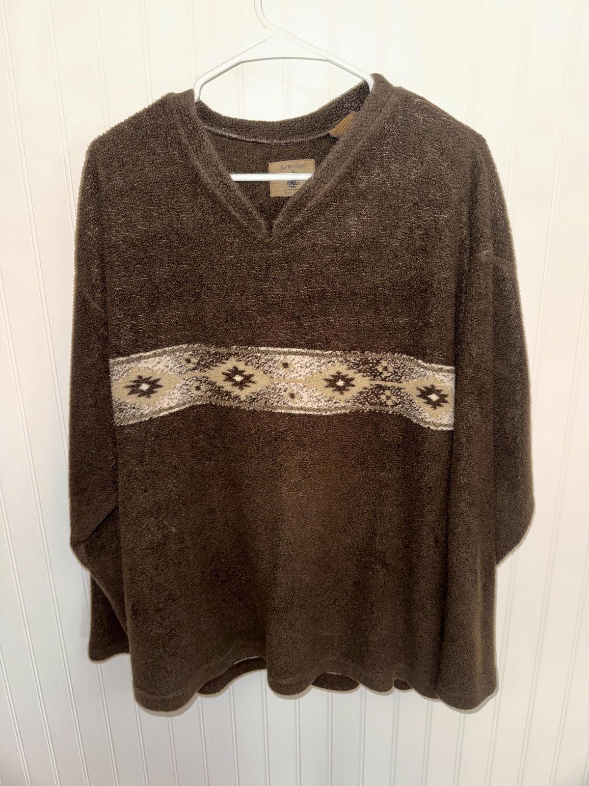 St. Johns Bay Vintage St Johns Bay Fleece Pullover Sweater Size US L / EU 52-54 / 3 - 1 Thumbnail
