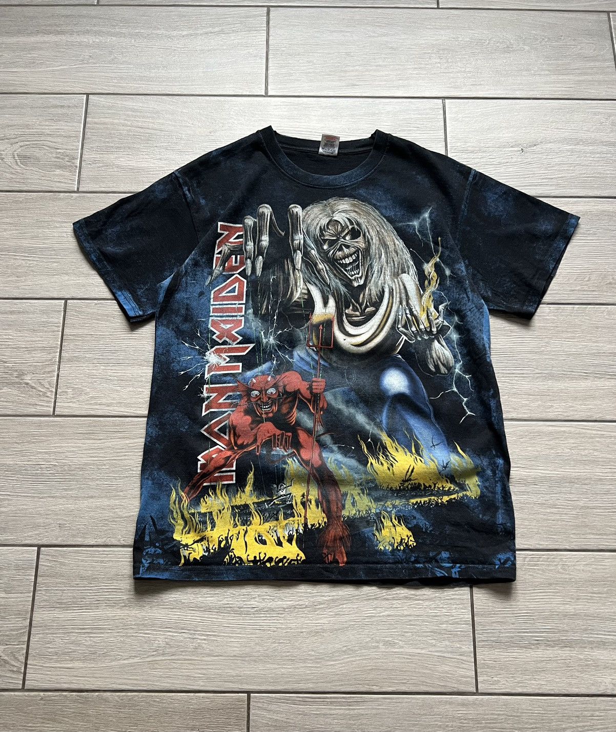 Band Tees × Iron Maiden × Vintage Iron Maiden 2010 Vntage T-shirt Printed Boxy Size US L / EU 52-54 / 3 - 3 Thumbnail