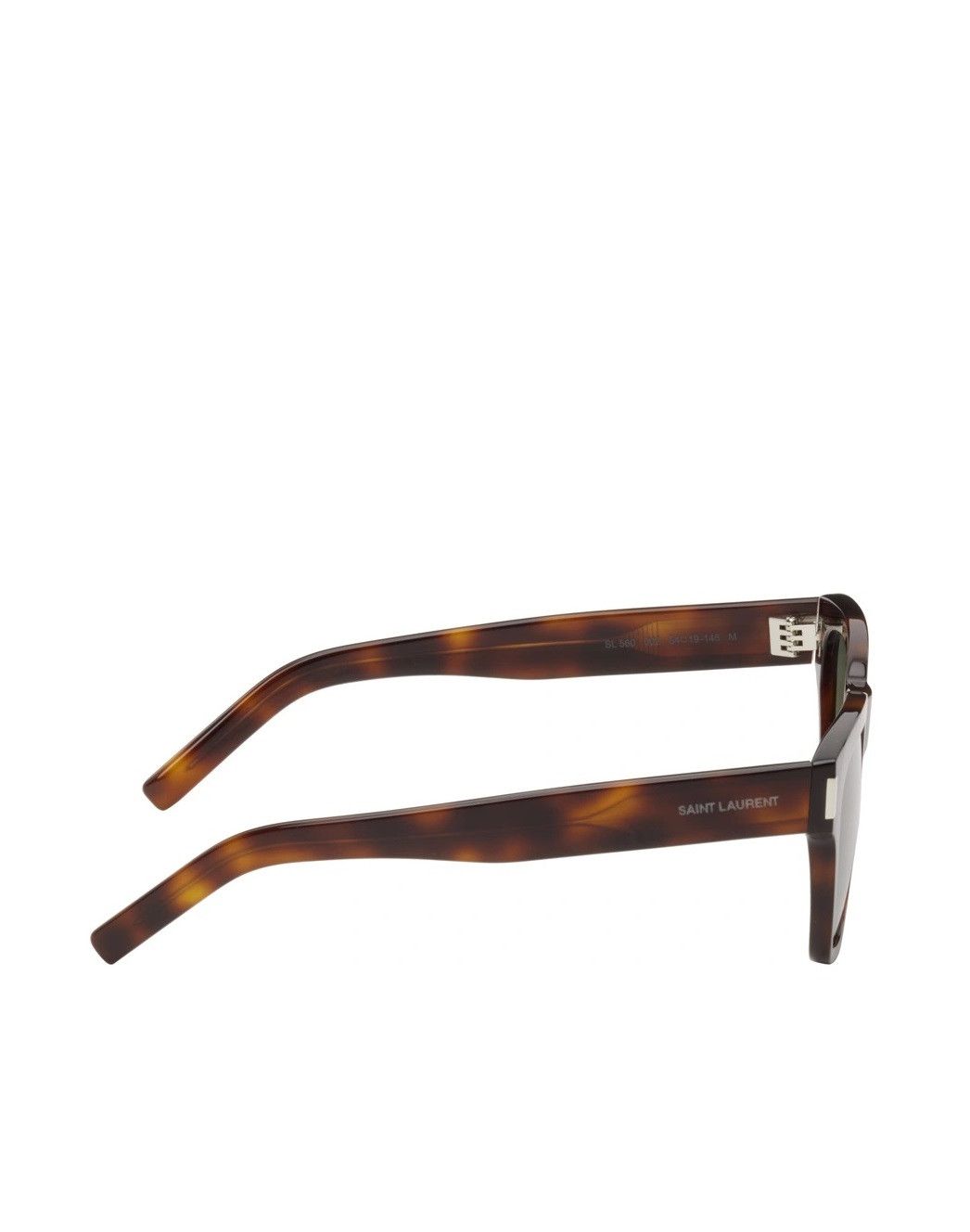 Saint Laurent Paris Saint Laurent SL560 Sunglasses - Tortoise Acetate Size ONE SIZE - 2 Thumbnail