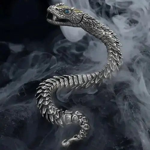 Jewelry Snake Chain Bravelet Size ONE SIZE - 3 Thumbnail
