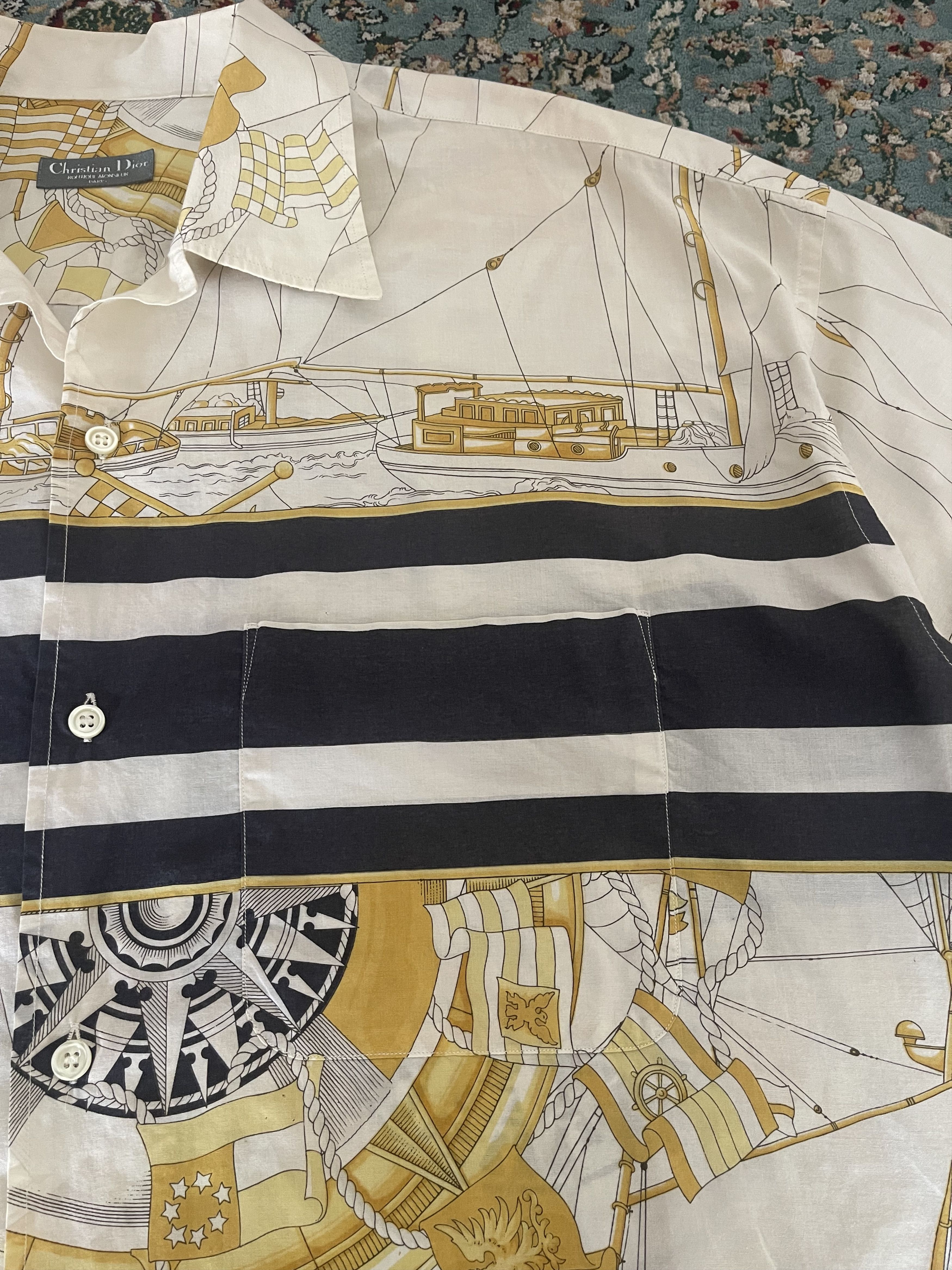 Christian Dior Monsieur Christian DIOR Button Down Shirt Sz XS/XL Baggy Oversize OVP Size US XS / EU 42 / 0 - 5 Thumbnail