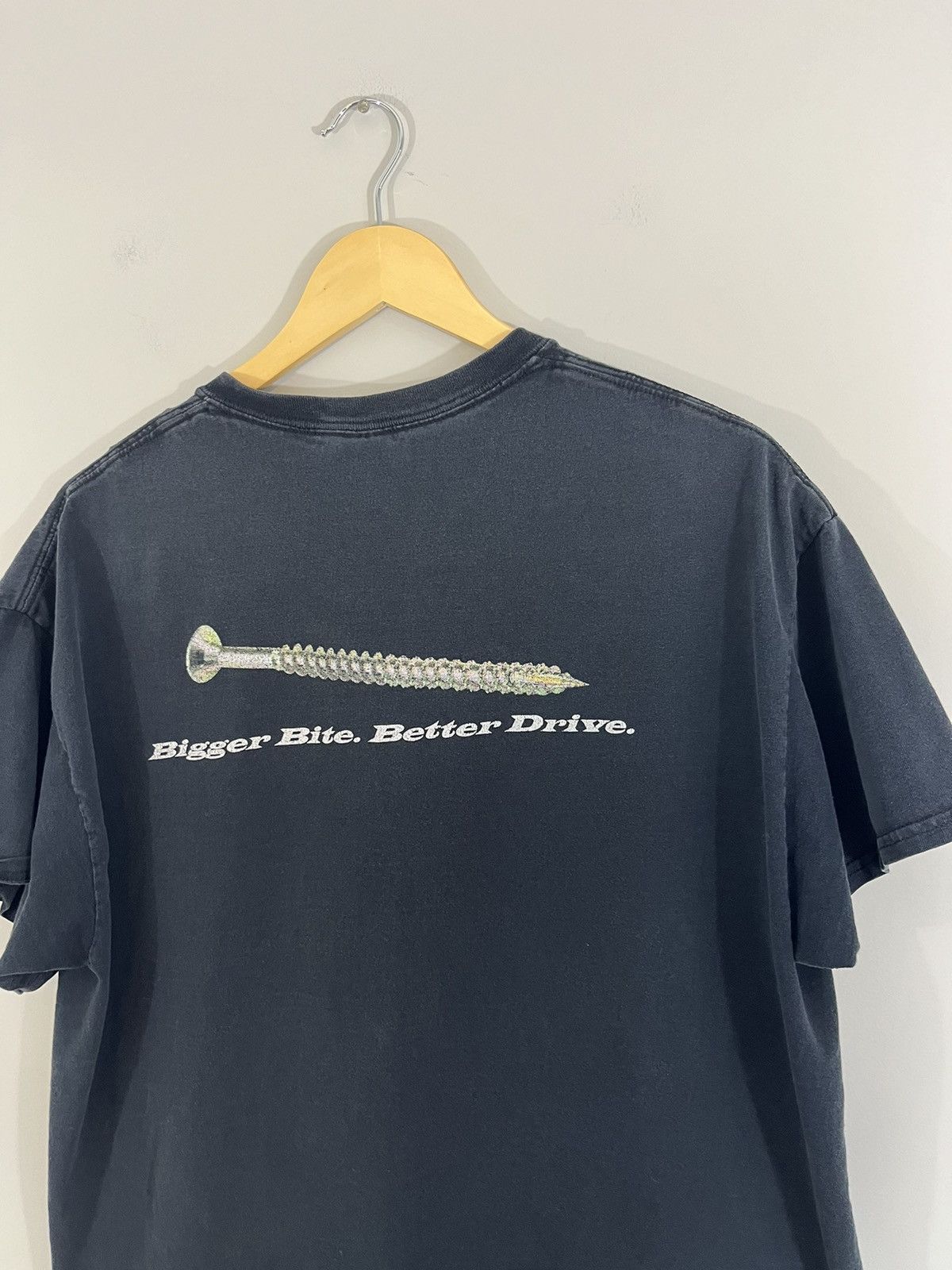 Vintage Sex Joke Sun Faded Black Tee Size US XL / EU 56 / 4 - 1 Thumbnail