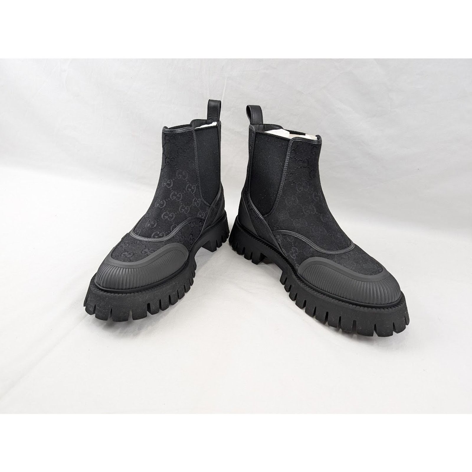 Gucci o1rshd1 New Canvas GG Boots in Black Size US 9 / EU 42 - 12 Thumbnail