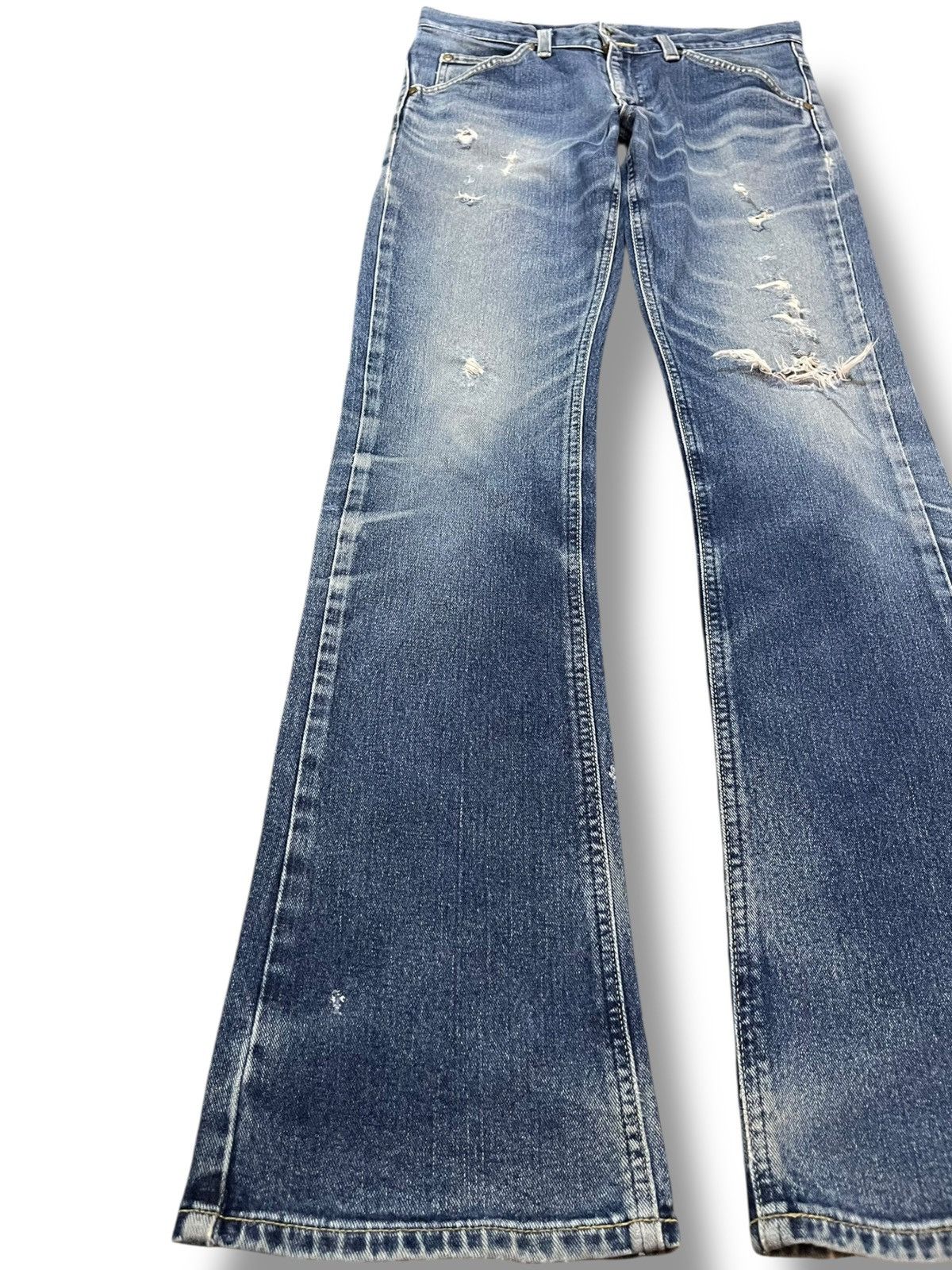 Lee Vintage Lee Riders Flare Grunge Distressed Denim Size US 30 / EU 46 - 3 Thumbnail