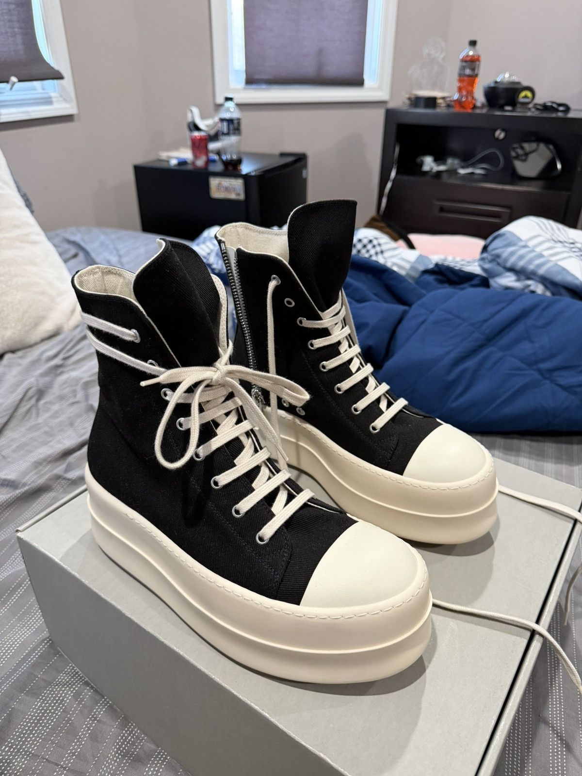 Rick Owens Rick Owens DRKSHDW Double Bumper Ramones Size US 9 / EU 42 - 2 Thumbnail