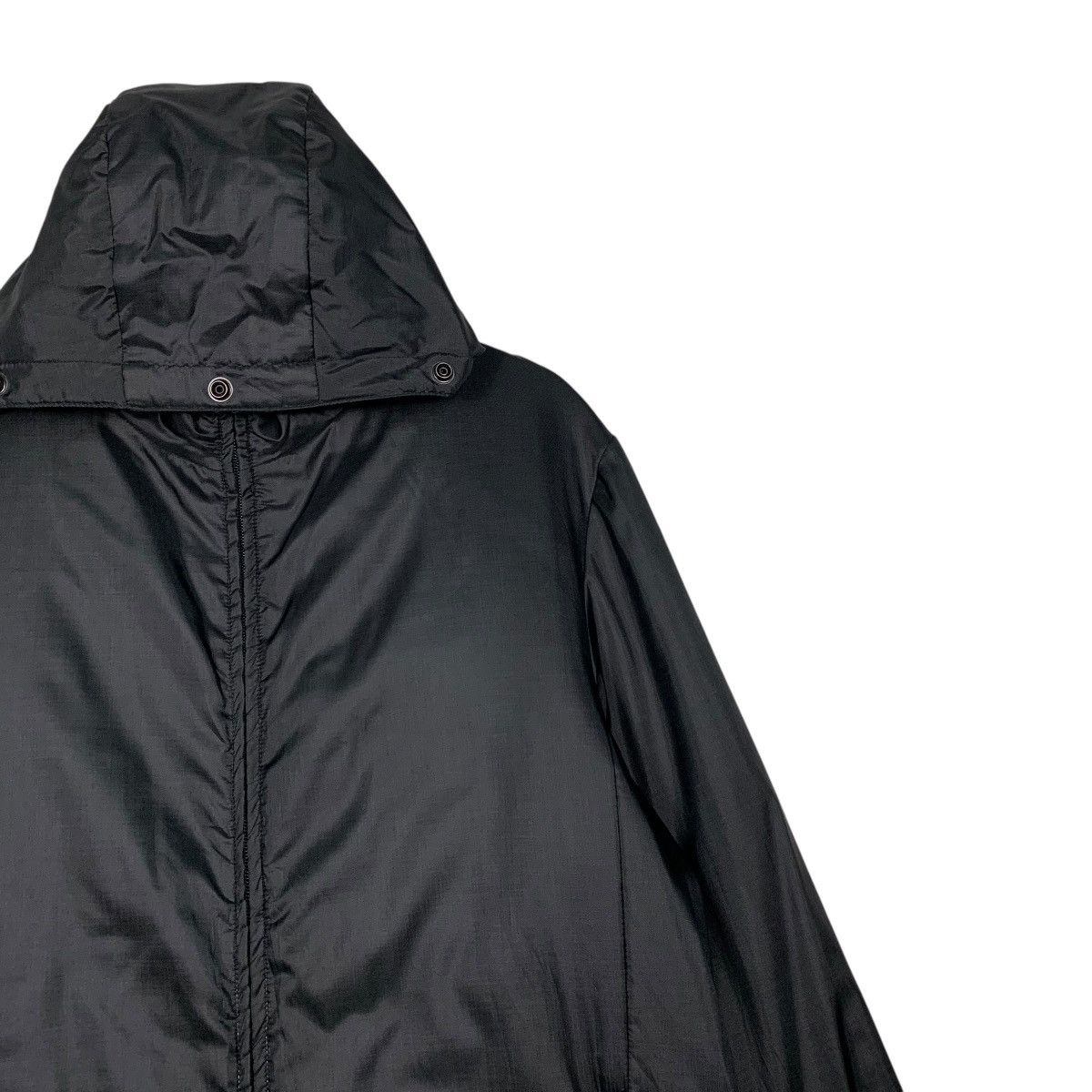 Prada Vintage Prada Hooded Nylon Long Jacket Size US L / EU 52-54 / 3 - 9 Thumbnail