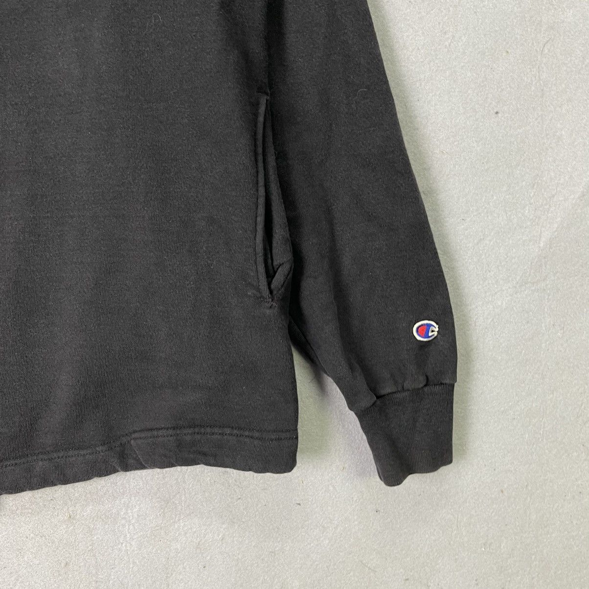 Champion 90s Champion USA Spell-Out Black Sweatshirt Size US XL / EU 56 / 4 - 4 Thumbnail