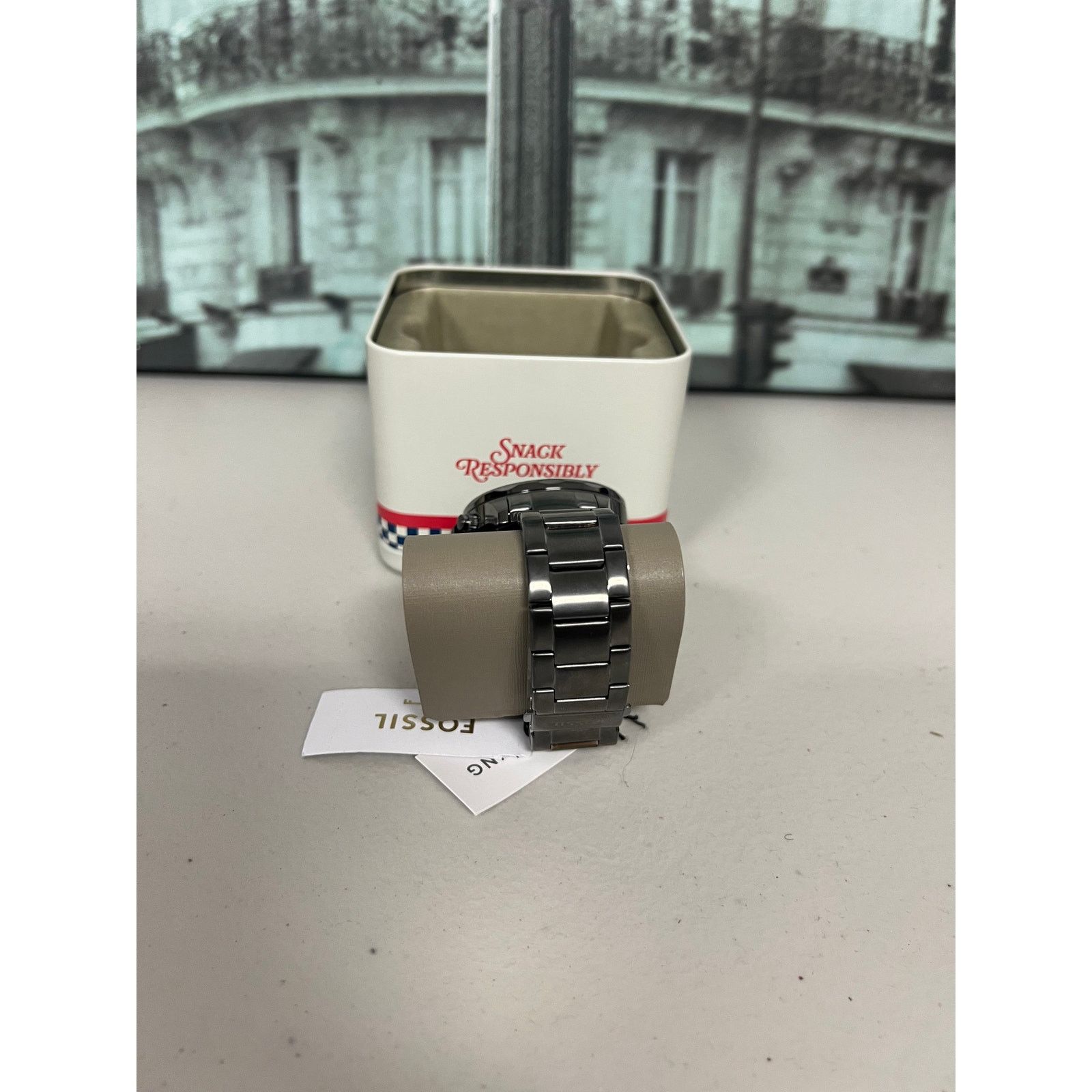 Fossil Fossil BQ2910 Bannon Multifunction Smoke Stainless Steel Size ONE SIZE - 6 Thumbnail