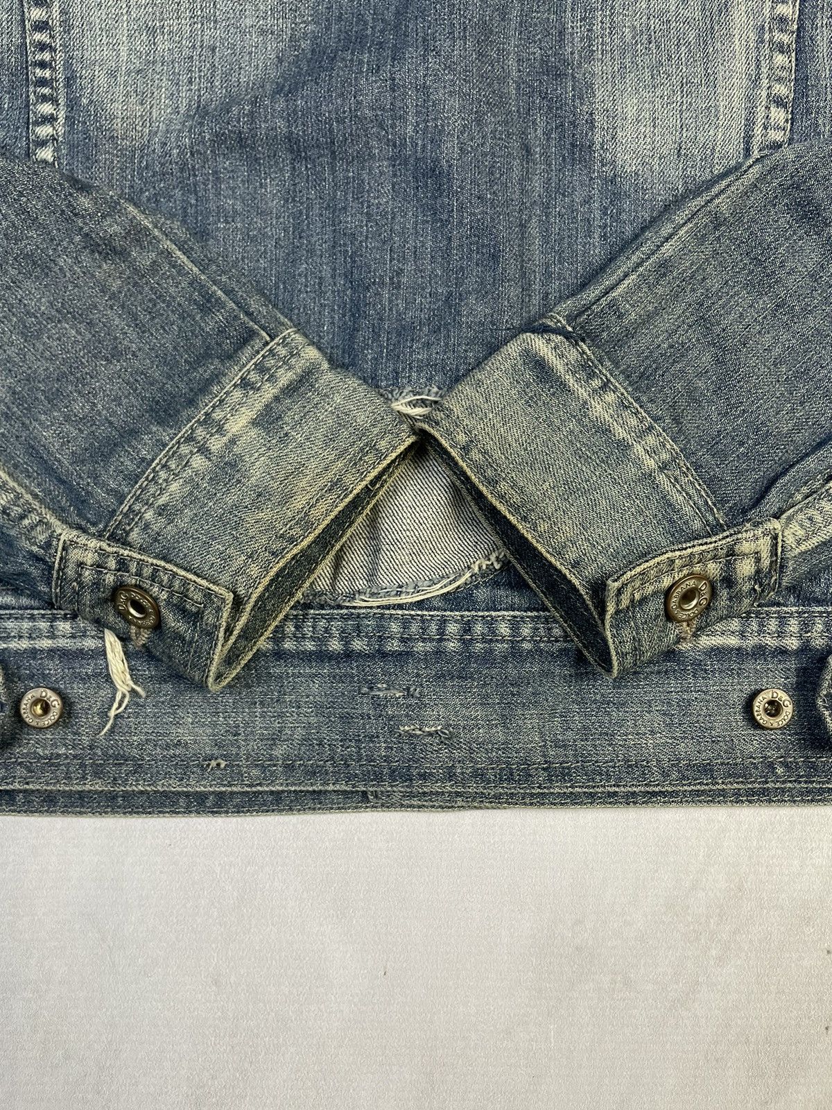 Dolce & Gabbana AW04 Dolce & Gabbana Artisanal Patchwork Denim Jacket Size US M / EU 48-50 / 2 - 11 Thumbnail