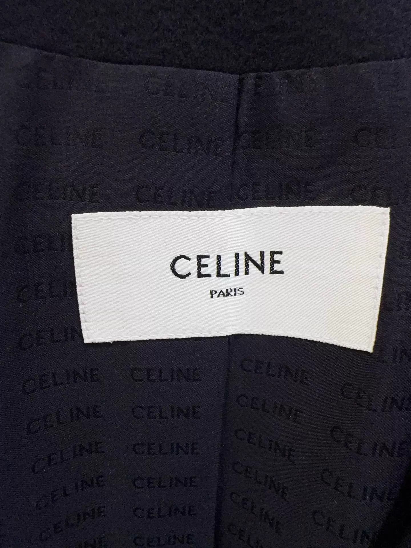 Celine Celine Black Gold Buttons Cashmere Jacket 36 Size XS / US 0-2 / IT 36-38 - 2 Thumbnail