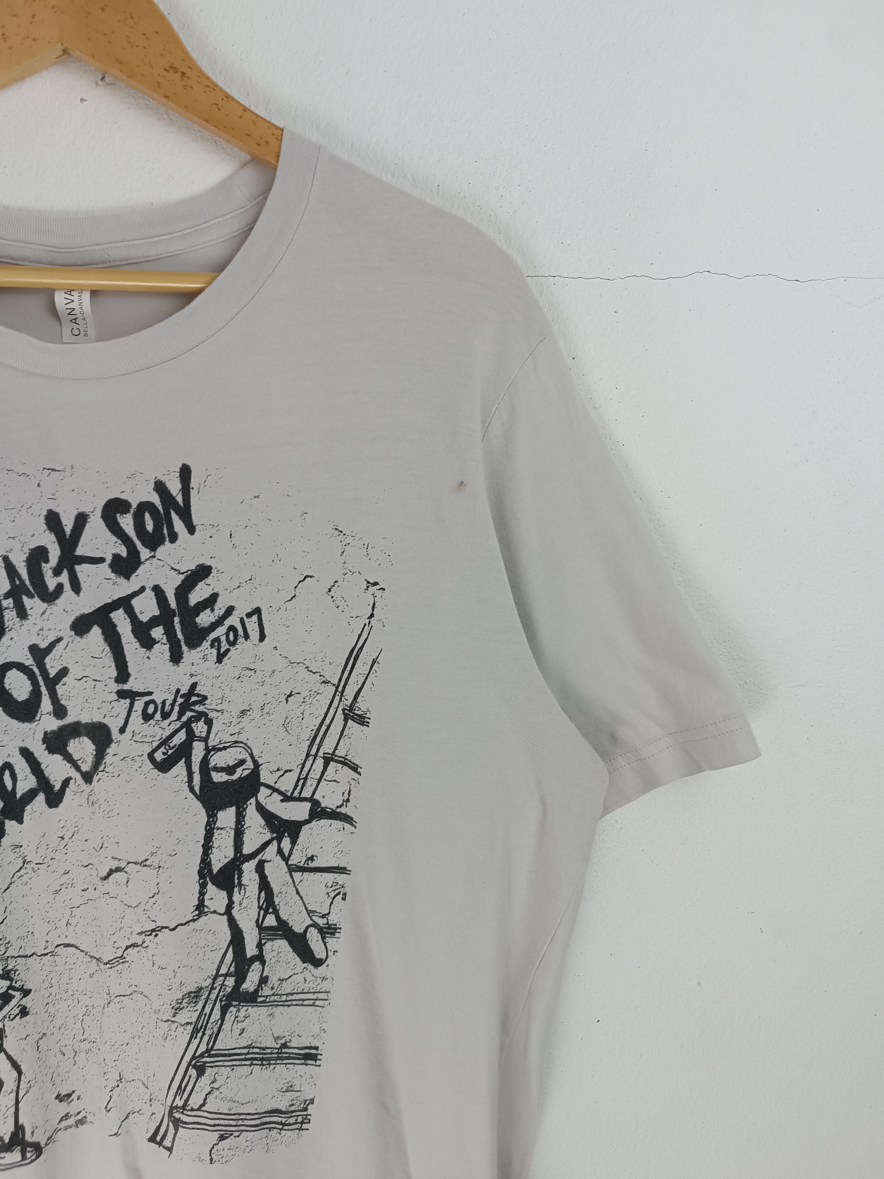 Rap Tees VINTAGE 2017 JANET JACKSON TOUR TEE whitney madonna aretha Size US L / EU 52-54 / 3 - 6 Thumbnail