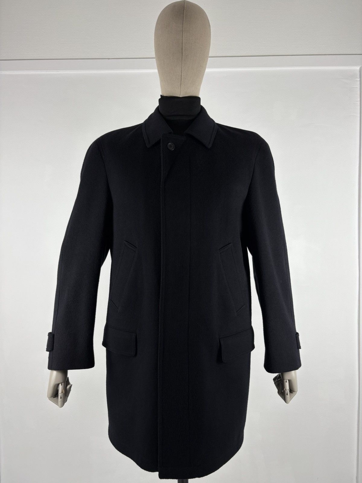 Ralph Lauren Himalaya x Steinbock Australia Loden Premium Wool Luxury Pea OverCoat Jacket Bomber Frock Trench Size US L / EU 52-54 / 3 - 2 Thumbnail