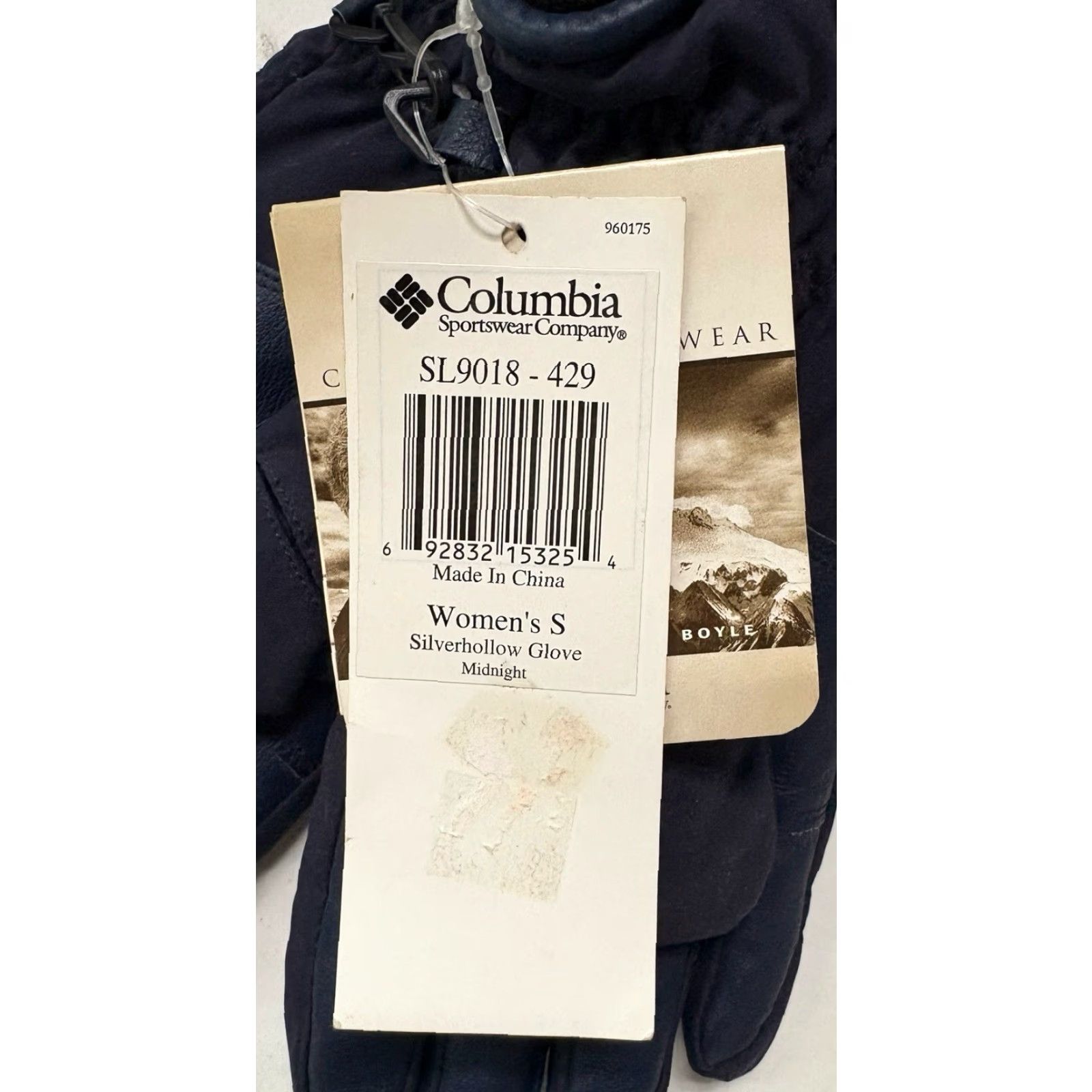 Vintage VINTAGE Columbia Glove Women S Winter 90s Black Polyester Deadstock NWT Size ONE SIZE - 2 Thumbnail