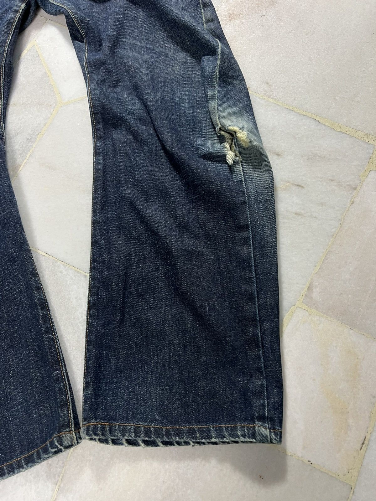 Edwin × If Six Was Nine × PPFM EDWIN E-FUNTION CURVED PUNK MUD WASH DISTRESSED JEANS Size US 29 - 4 Thumbnail