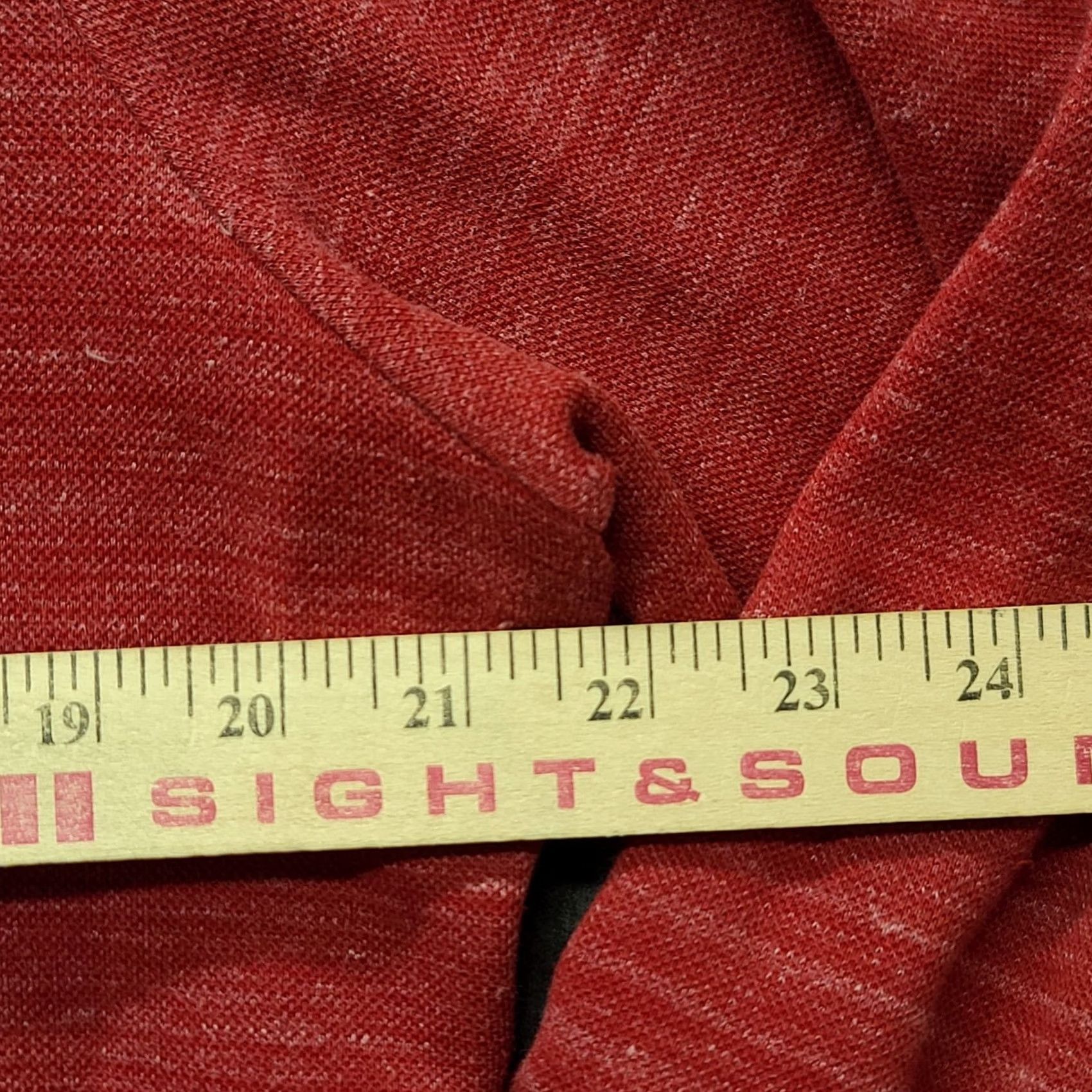 Vintage Duluth Sweatshirt Tunic Womens Large Relaxed Fit Long Sleeve Cowl Neck Red Knit Cotton Polyester Pockets Ballpark? Size L / US 10 / IT 46 - 3 Thumbnail