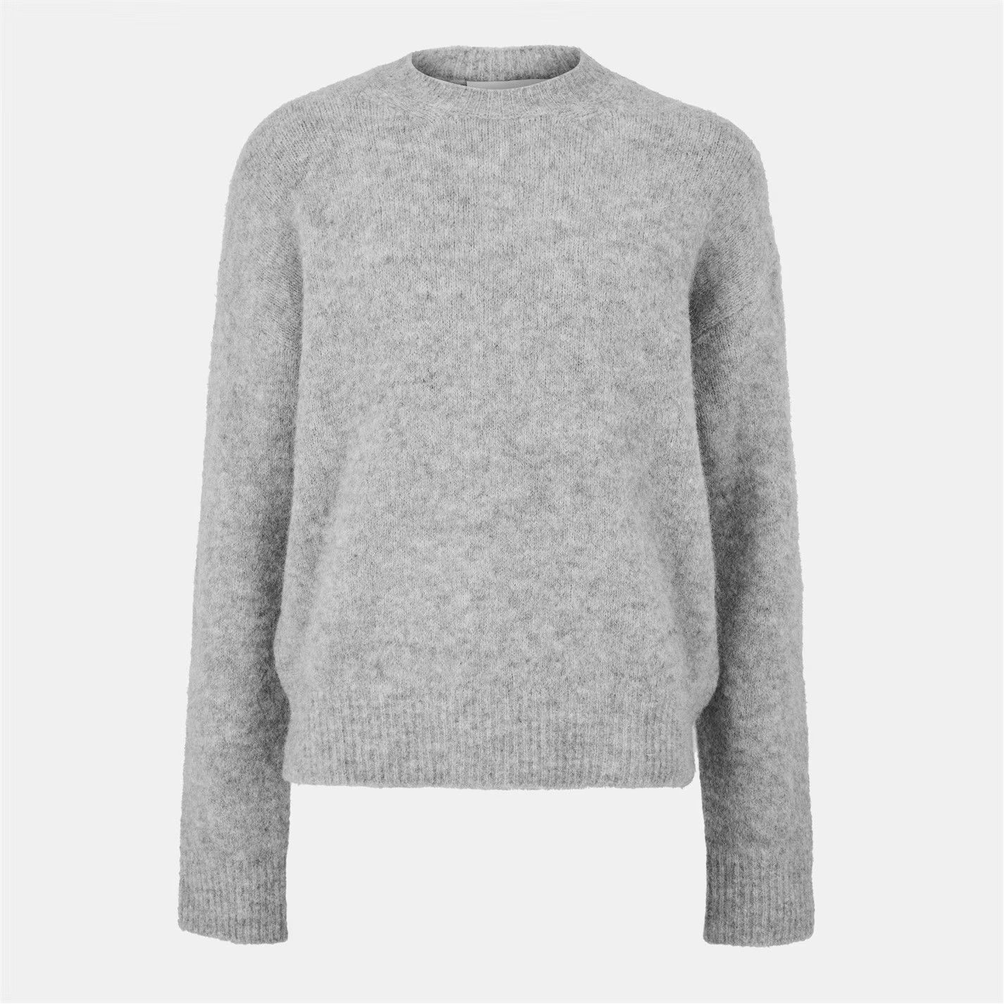 AMI o1g2r1mq0326 Crew Neck Jumper in Grey Size US XXL / EU 58 / 5 - 1 Thumbnail