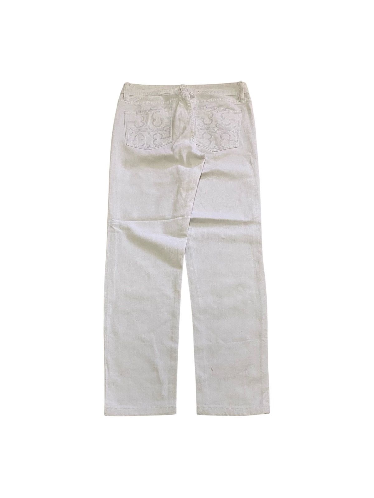 Tory Burch Tory Burch White Jeans Size 26" / US 2 / IT 38 - 2 Thumbnail