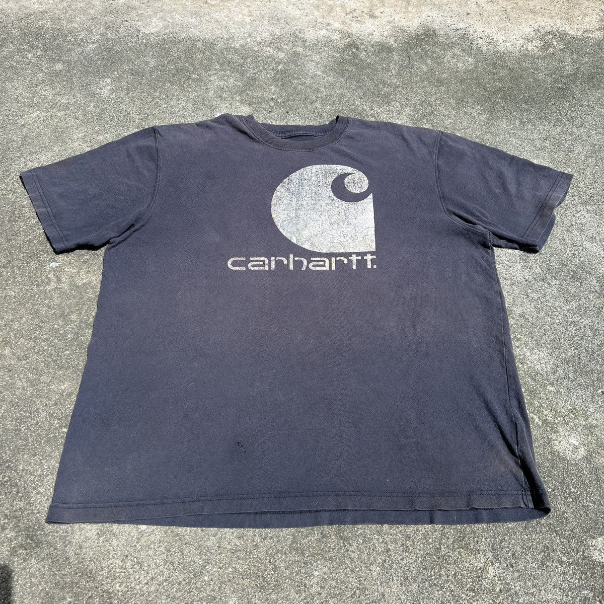 Carhartt Carhartt Logo Tee L Faded Thrashed Size US L / EU 52-54 / 3 - 1 Thumbnail