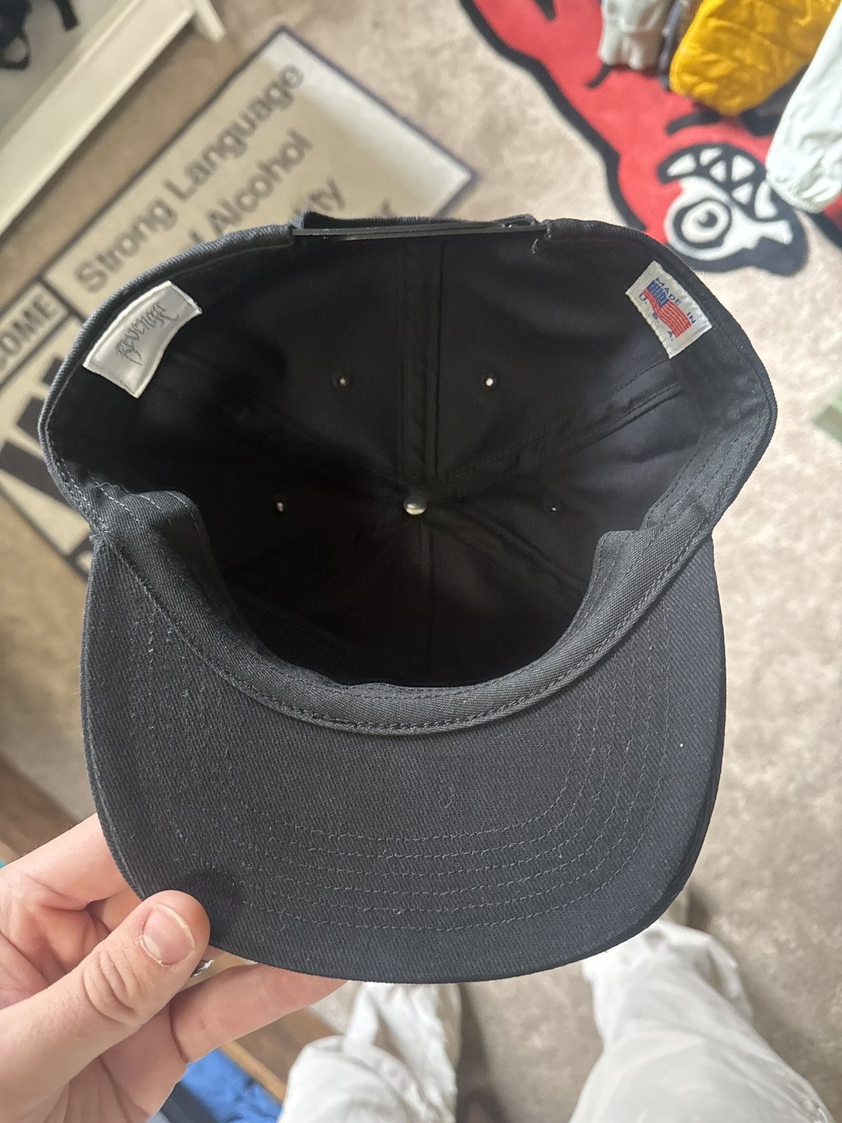 City Morgue × Revenge Revenge x Dog Years Hat (Black) Size ONE SIZE - 5 Thumbnail