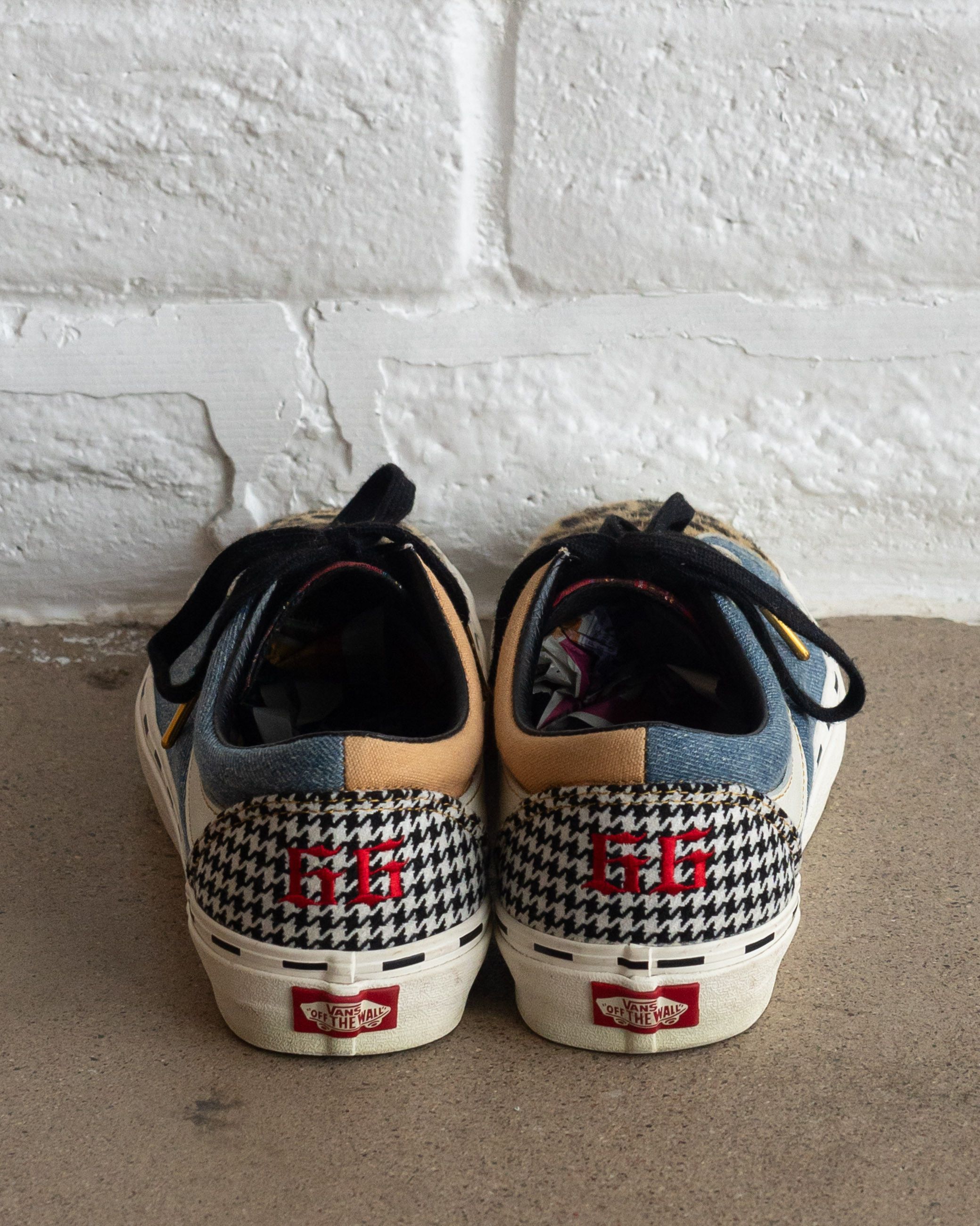 Vans Vans Bold Ni Sneakers Men's 10.5 Leopard Houndstooth Denim Size US 10.5 / EU 43-44 - 2 Thumbnail