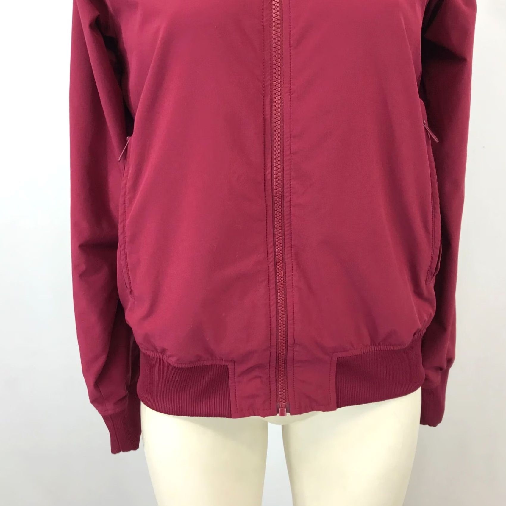Athleta ATHLETA MAROON FULL ZIP FITNESS YOGA JACKET W/POCKETS WOMENS SMALL Size S / US 4 / IT 40 - 3 Thumbnail