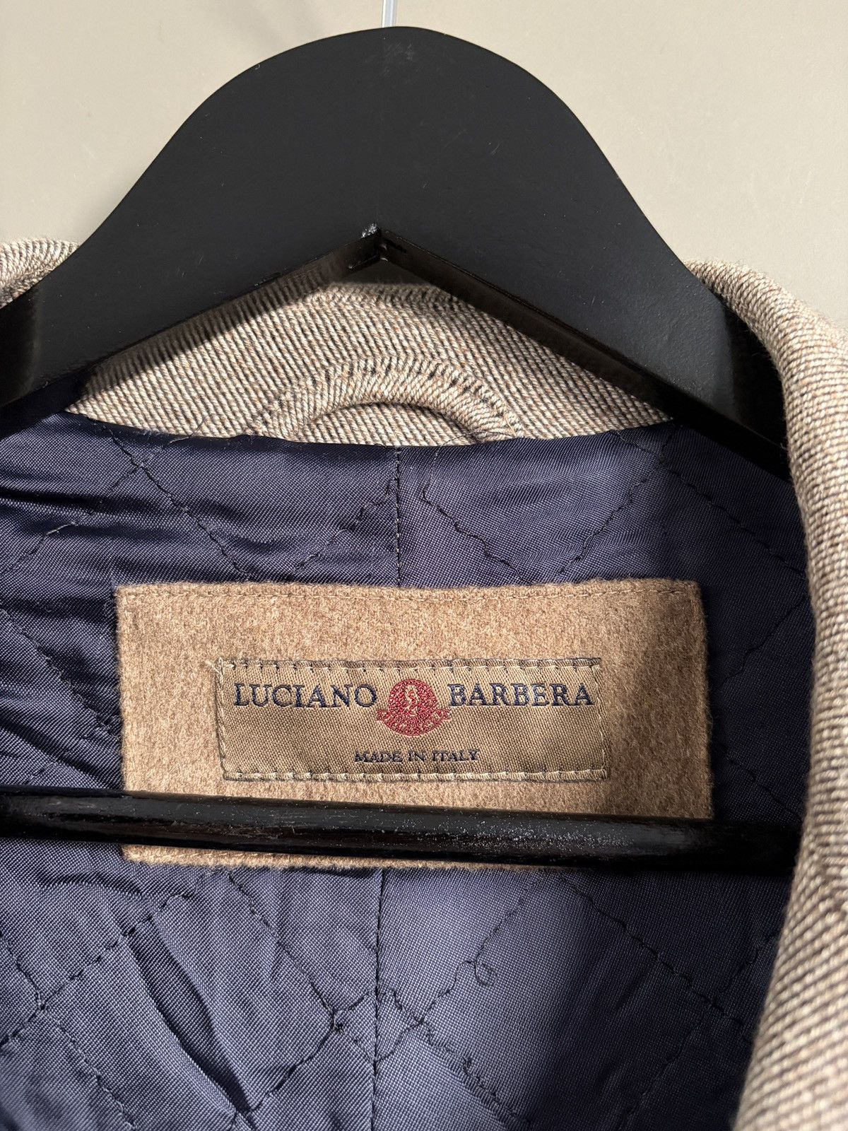 Luciano Barbera Luciano Barbera Luxury Wool Beige Coat Size US M / EU 48-50 / 2 - 4 Thumbnail
