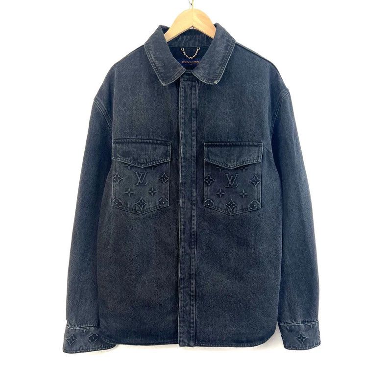 Louis Vuitton Louis Vuitton New lumberjack black embossed logo washed de Size US L / EU 52-54 / 3 - 1 Thumbnail