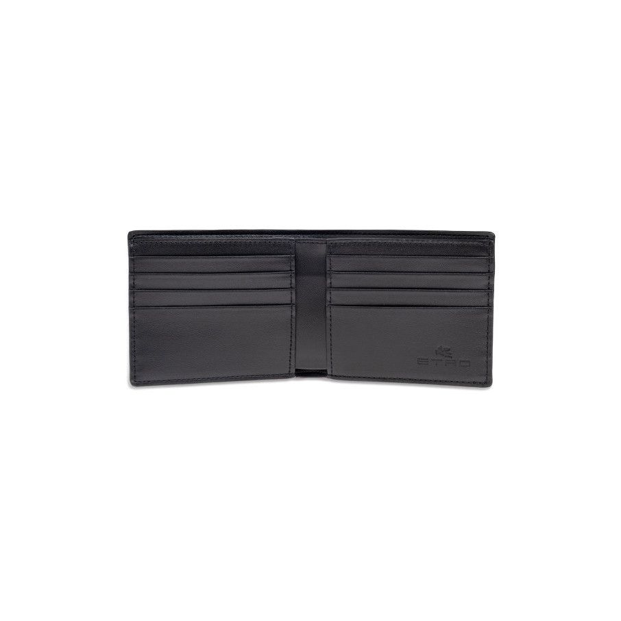 Etro ETRO Gray Embroidered Wallet New & Authentic Size ONE SIZE - 2 Thumbnail