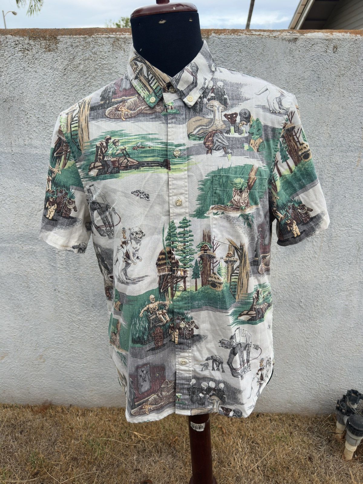 Reyn Spooner Reyn Spooner Star Wars Tailored Men's M Jabba Hutt Hoth Size US M / EU 48-50 / 2 - 1 Thumbnail