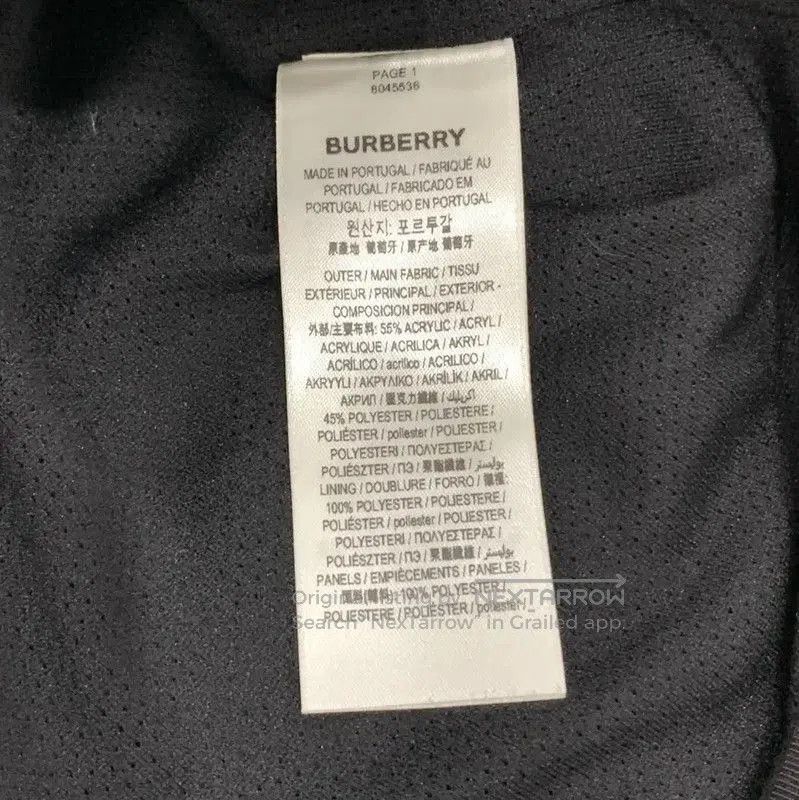 Burberry Burberry Women's XS Black Gray Cotton Jacket. Size XS / US 0-2 / IT 36-38 - 7 Thumbnail