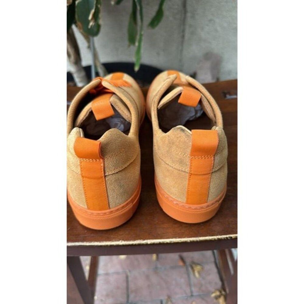 Daniel Patrick DANIEL PATRICK Size 9 Men's Orange Low Top Shoes Designer U Size US 9 / EU 42 - 4 Thumbnail