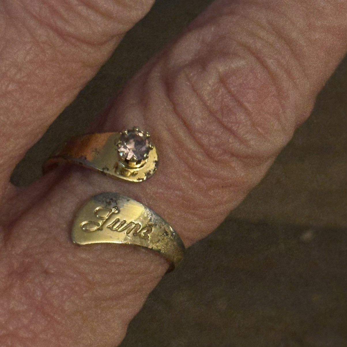 Vintage Vintage June birthstone wrap ring Size ONE SIZE - 5 Thumbnail
