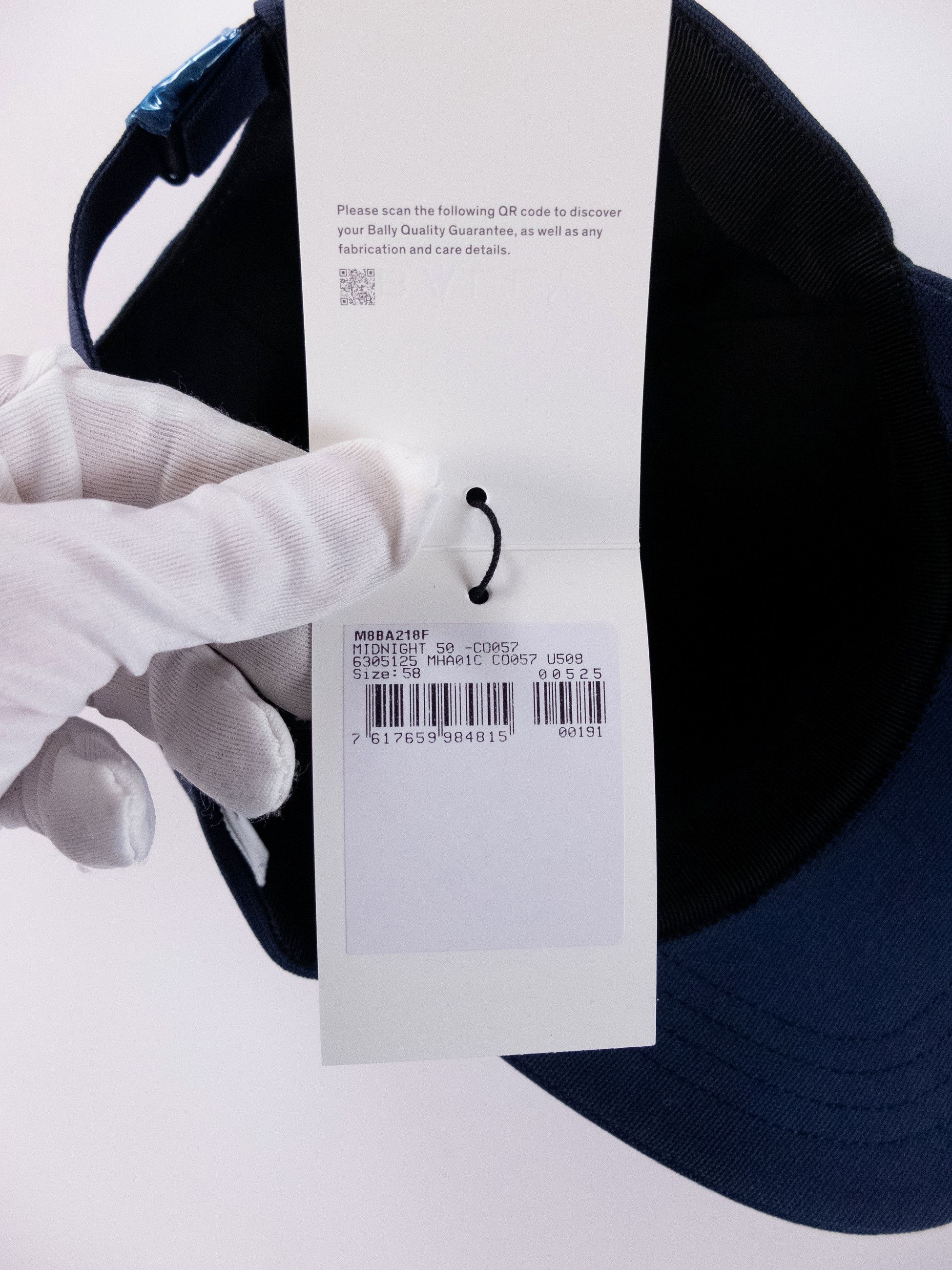 Bally BALLY navy blue logo embroidered baseball cap Medium Size ONE SIZE - 5 Thumbnail