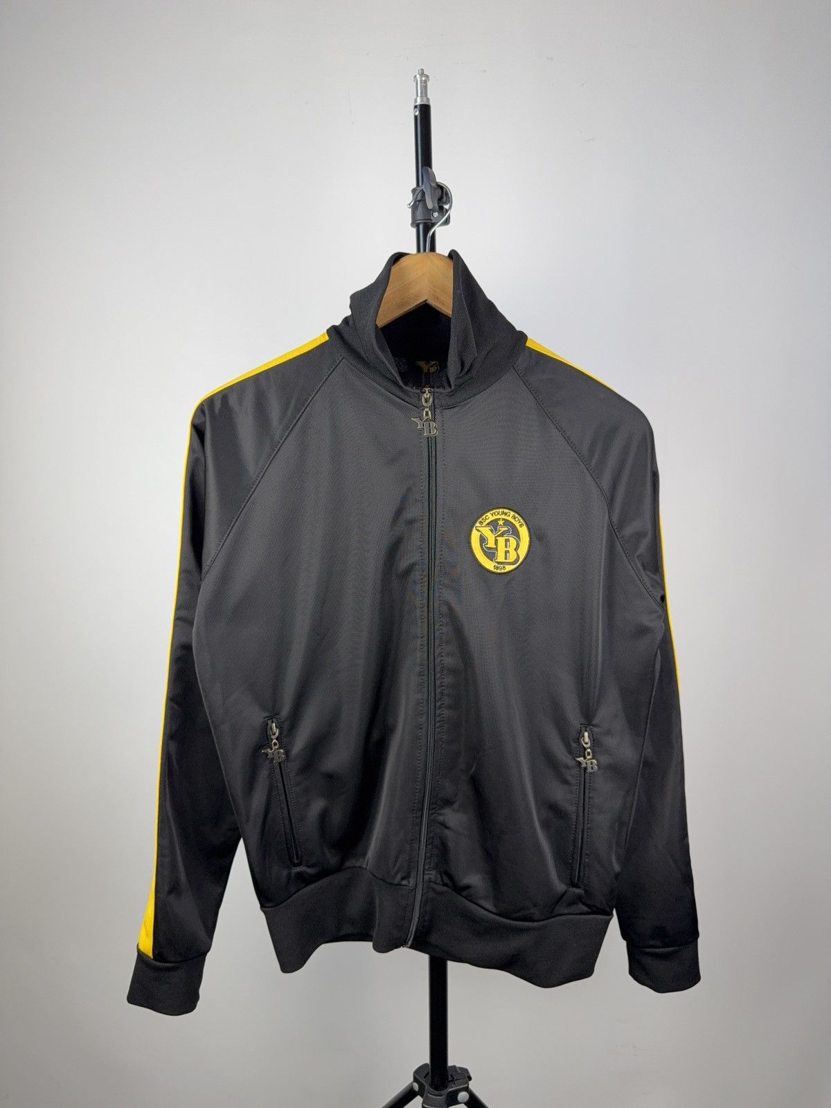 Other Vintage 90s BSC Young Boys Track Jacket Black Yellow Zip XS Size US XS / EU 42 / 0 - 1 Thumbnail