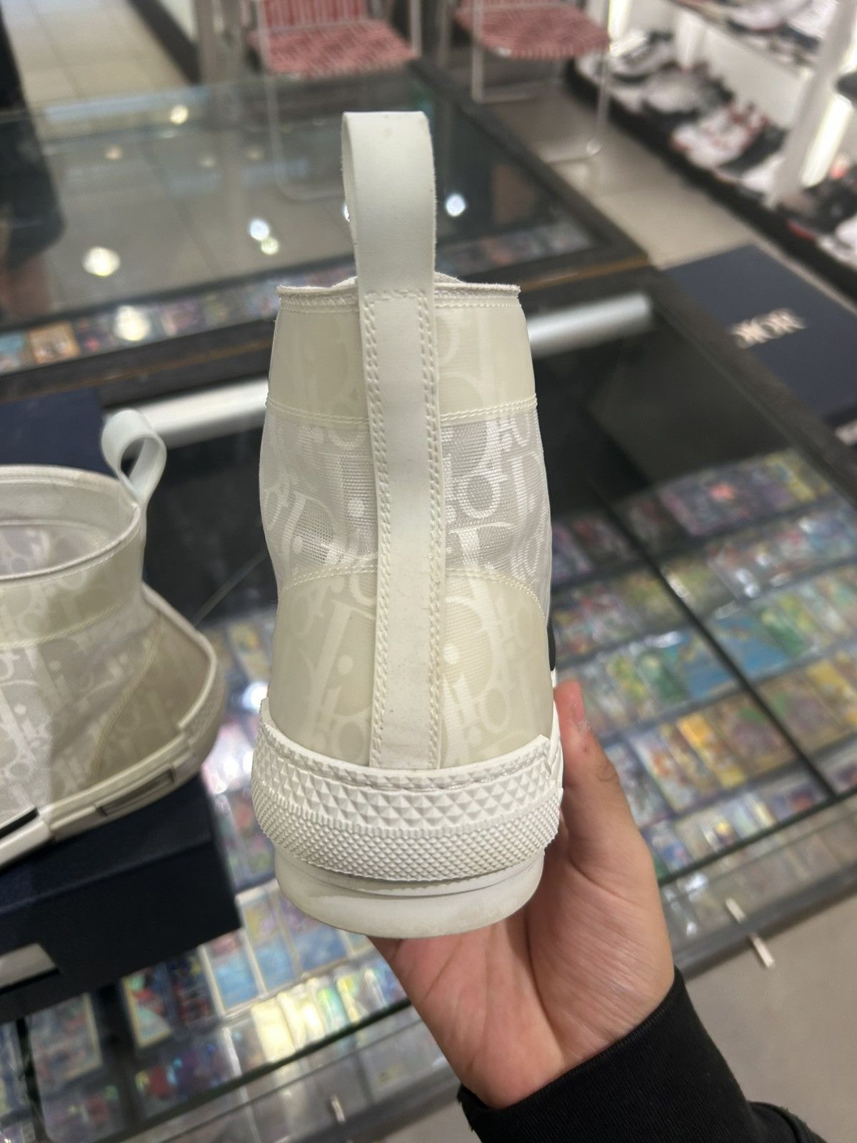 Dior Dior b23 High white oblique Size US 10 / EU 43 - 9 Thumbnail