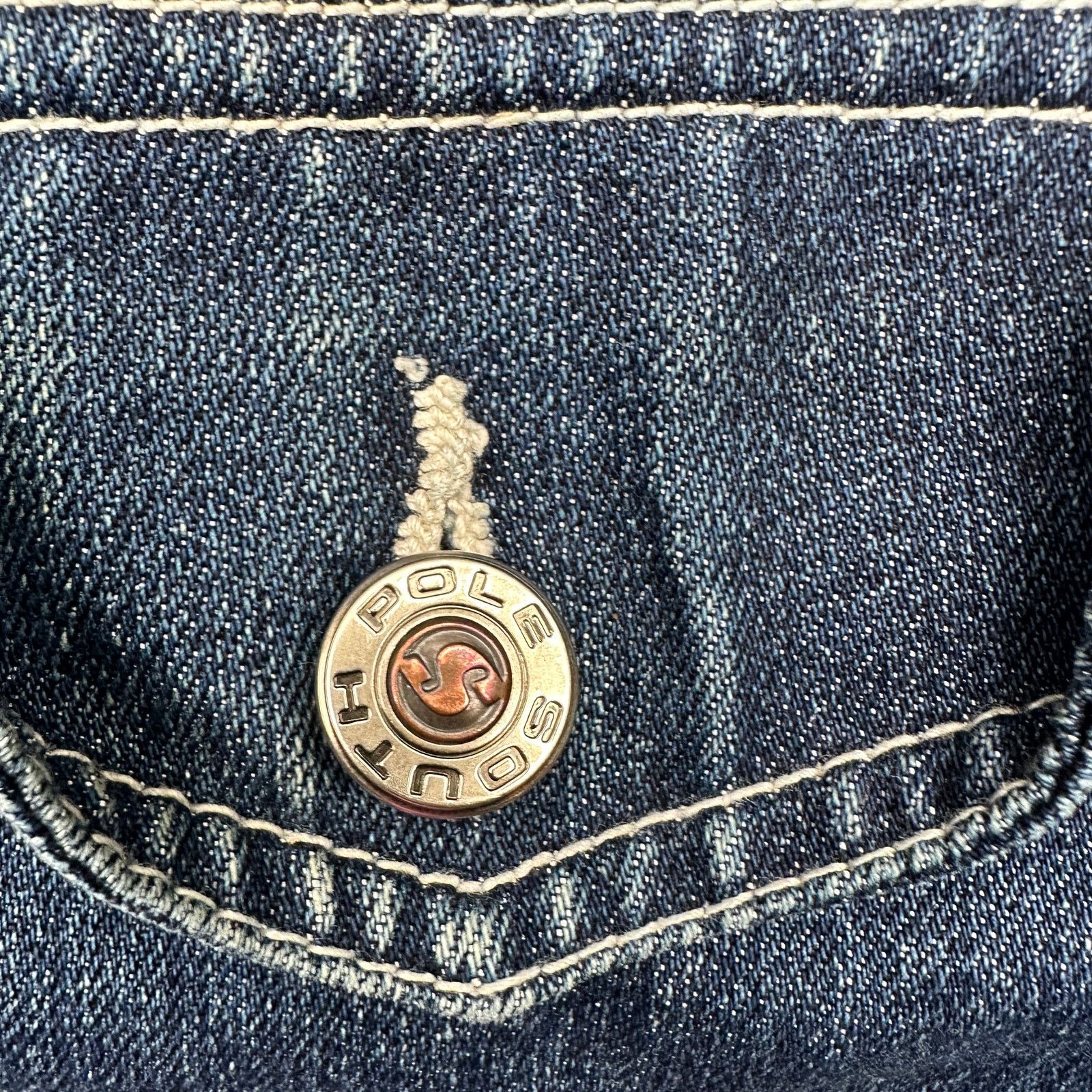 Southpole Vintage 90s Southpole Denim Trucker Jean Jacket 2XL Pockets Size US XXL / EU 58 / 5 - 10 Thumbnail
